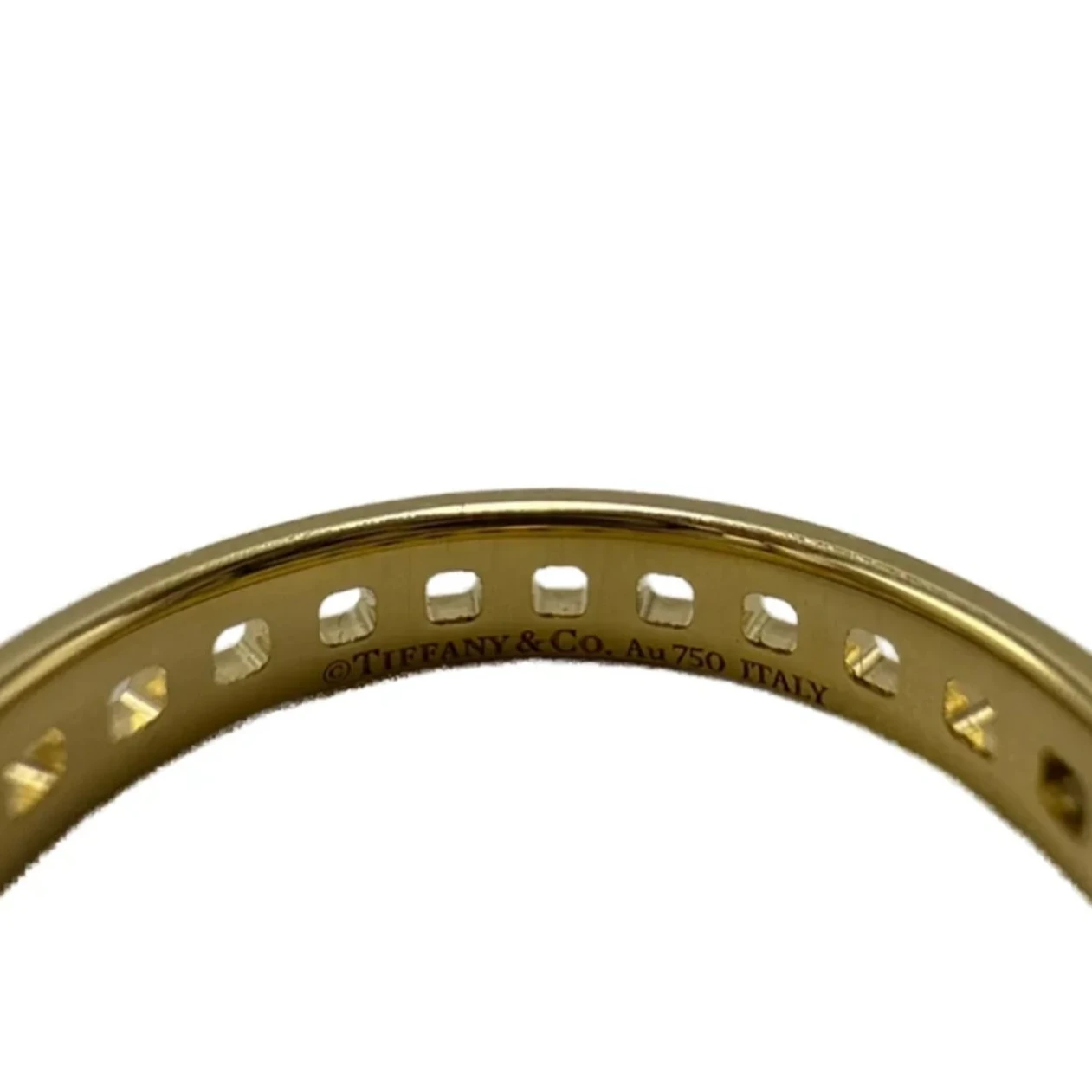 Tiffany & Company 18K Tiffany T Luxury Ring, Size: 7.5