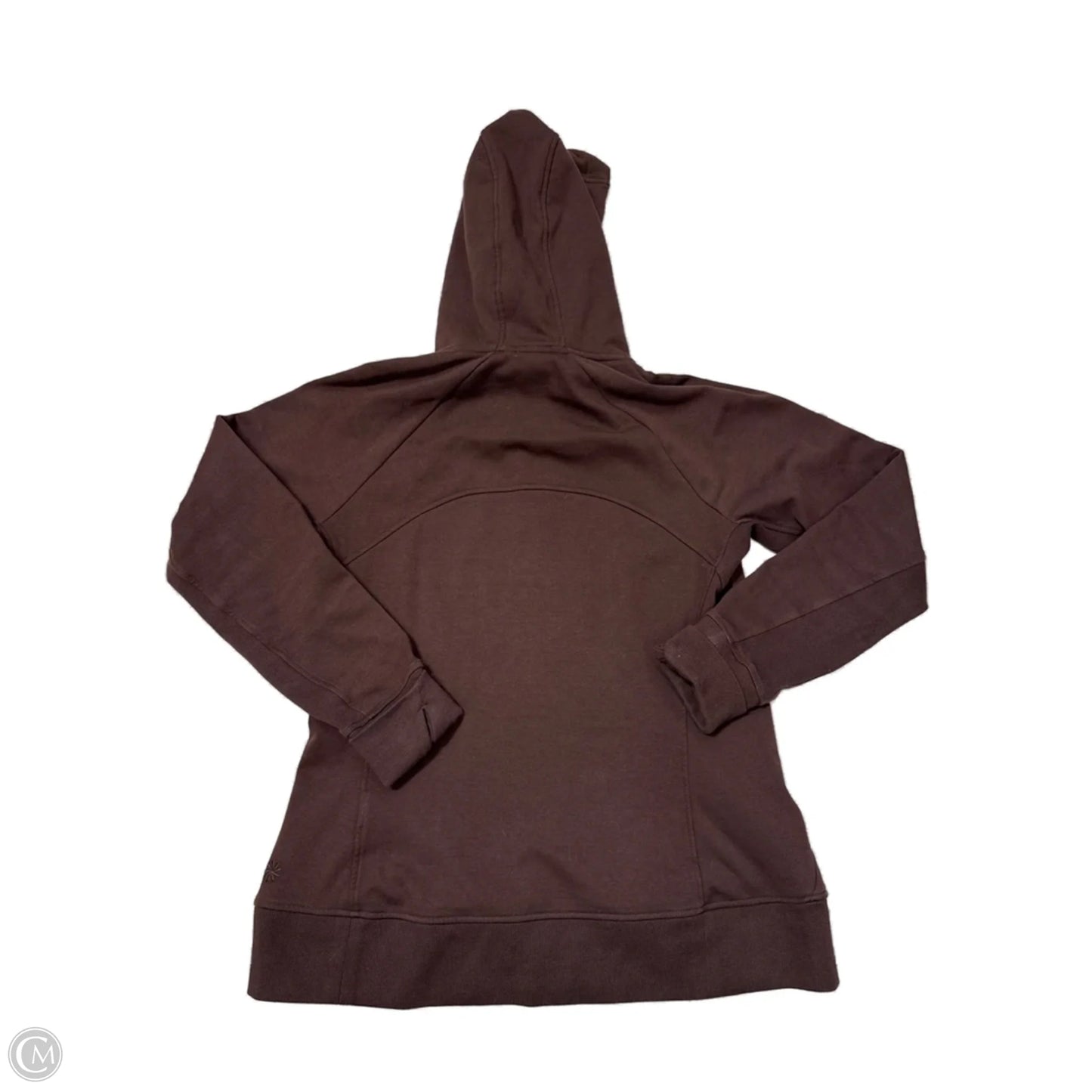 Athletic Sweatshirt Hoodie By Athleta In Brown, Size: L