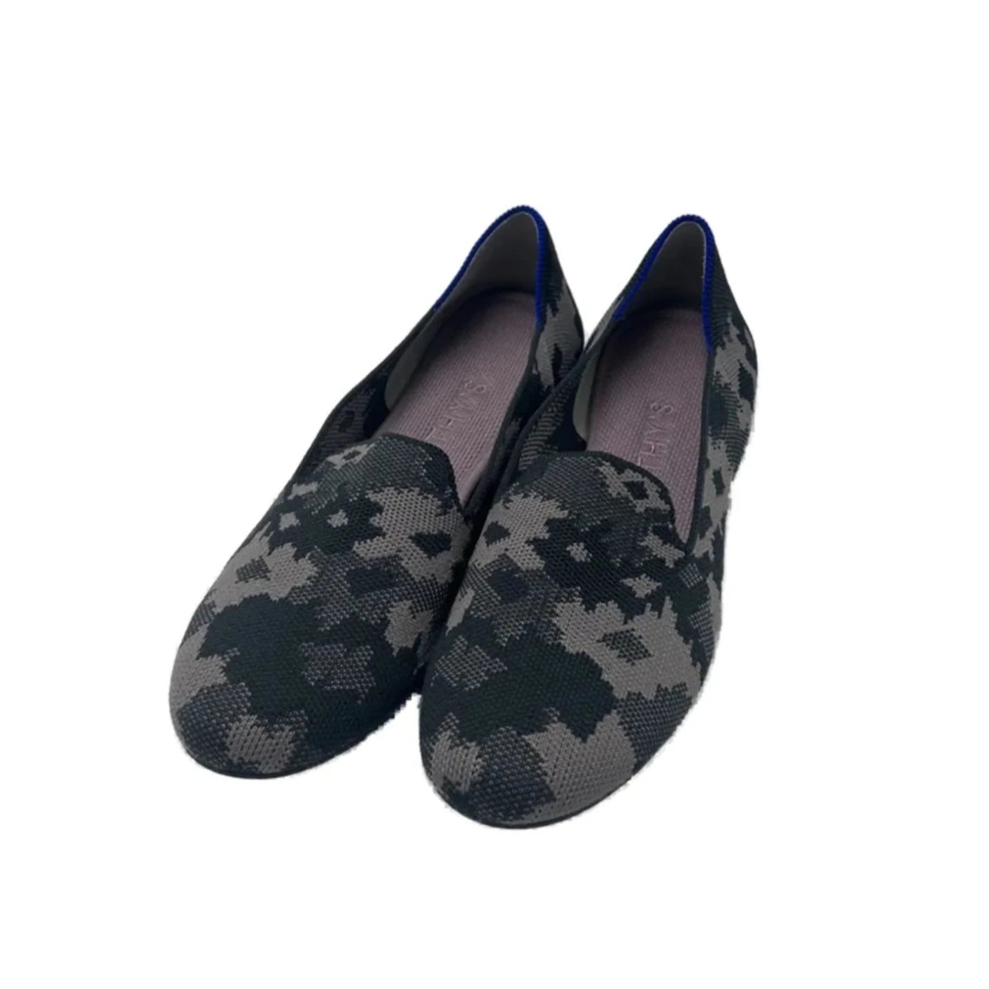 Shoes Designer By Rothys In Grey & Purple, Size: 9