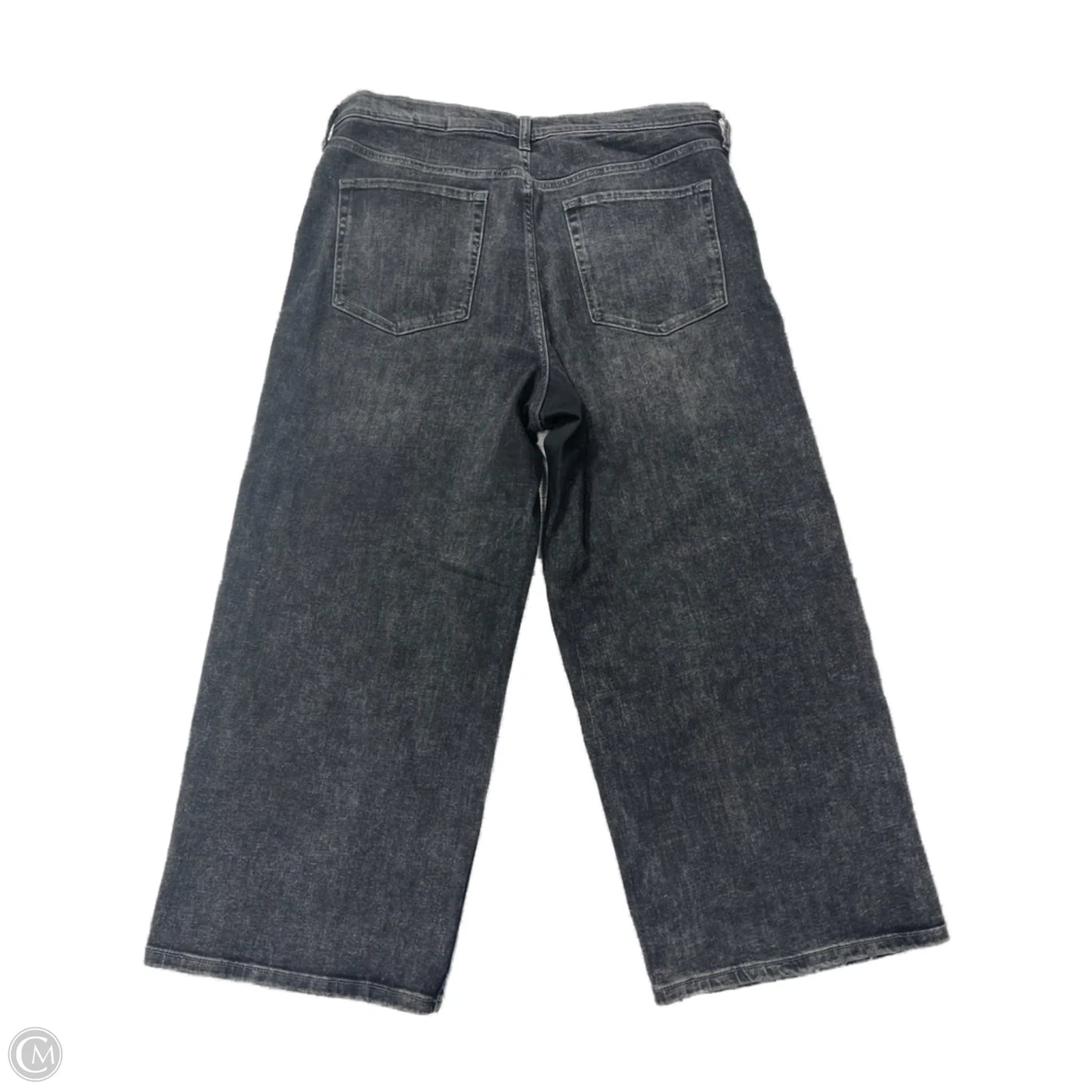 Jeans Wide Leg By Banana Republic In Black, Size: 12