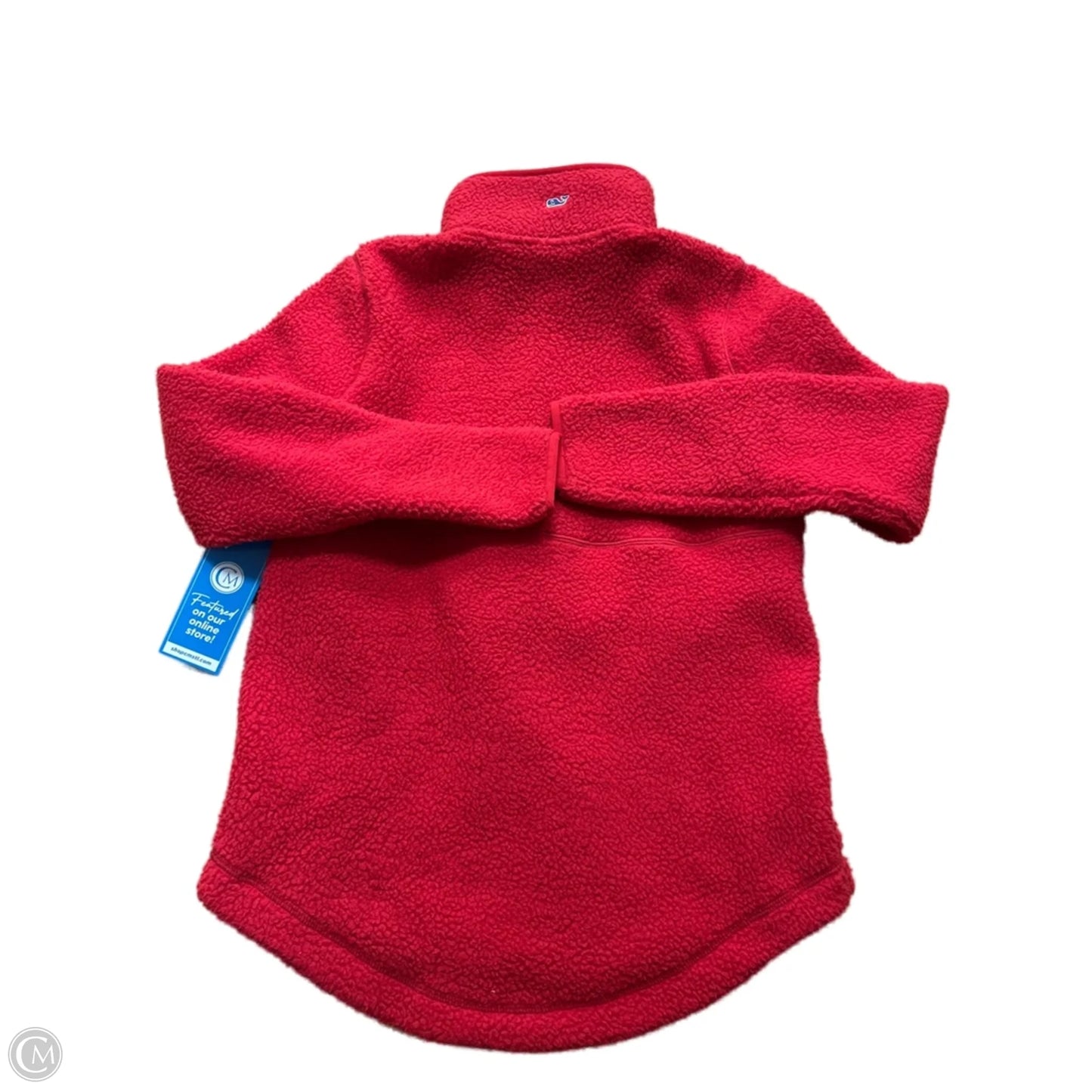 Sweatshirt Collar By Vineyard Vines In Red, Size: Xxs