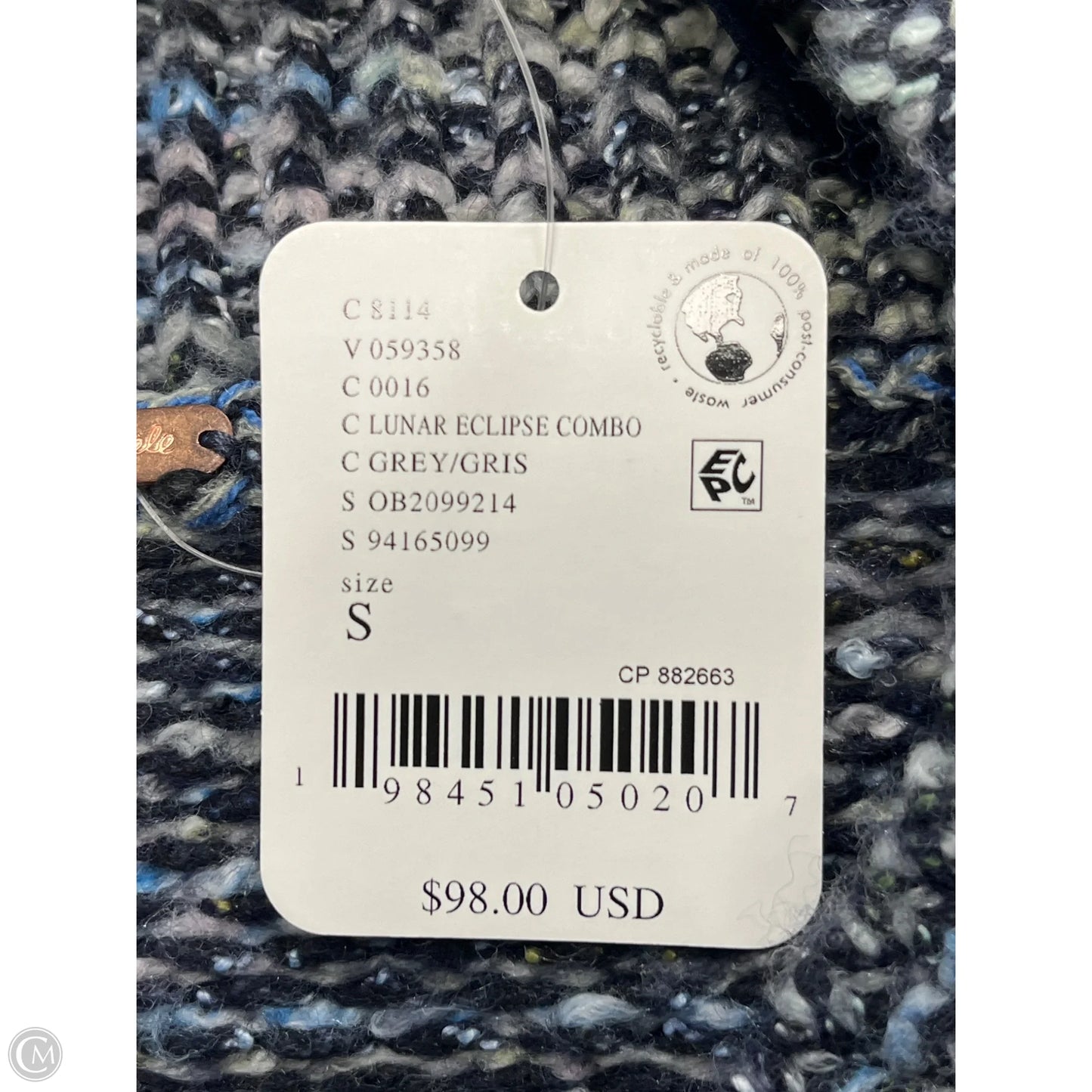 New! Sweater By Free People In Blue & Purple, Size: S