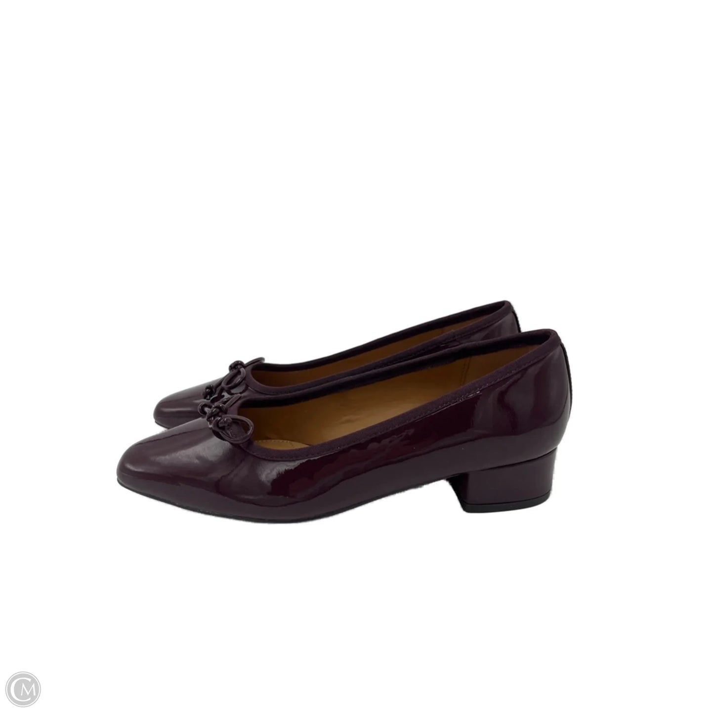 Shoes Heels Block By Talbots In Maroon, Size: 7