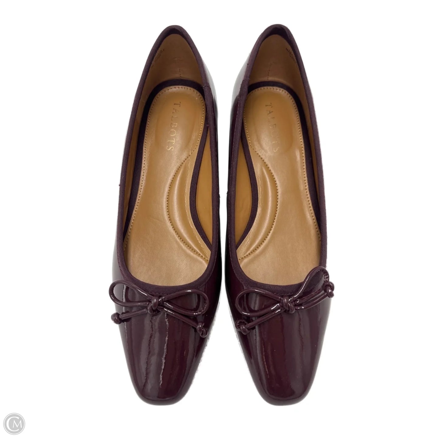 Shoes Heels Block By Talbots In Maroon, Size: 7
