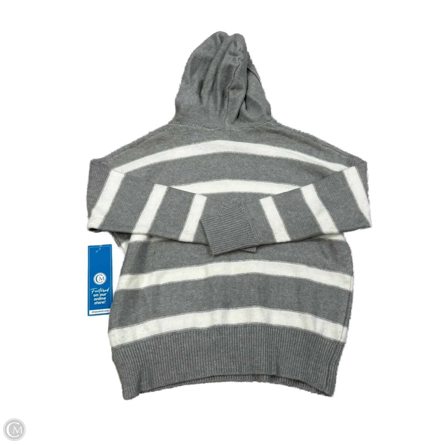 Sweater By Joie In Grey & White, Size: S