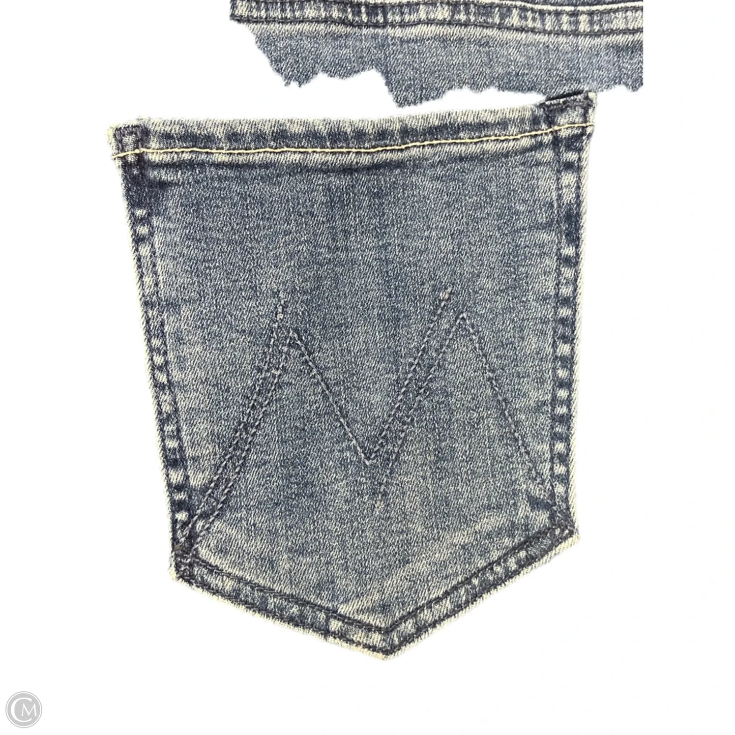 Jeans Straight By Mother In Blue, Size: 10