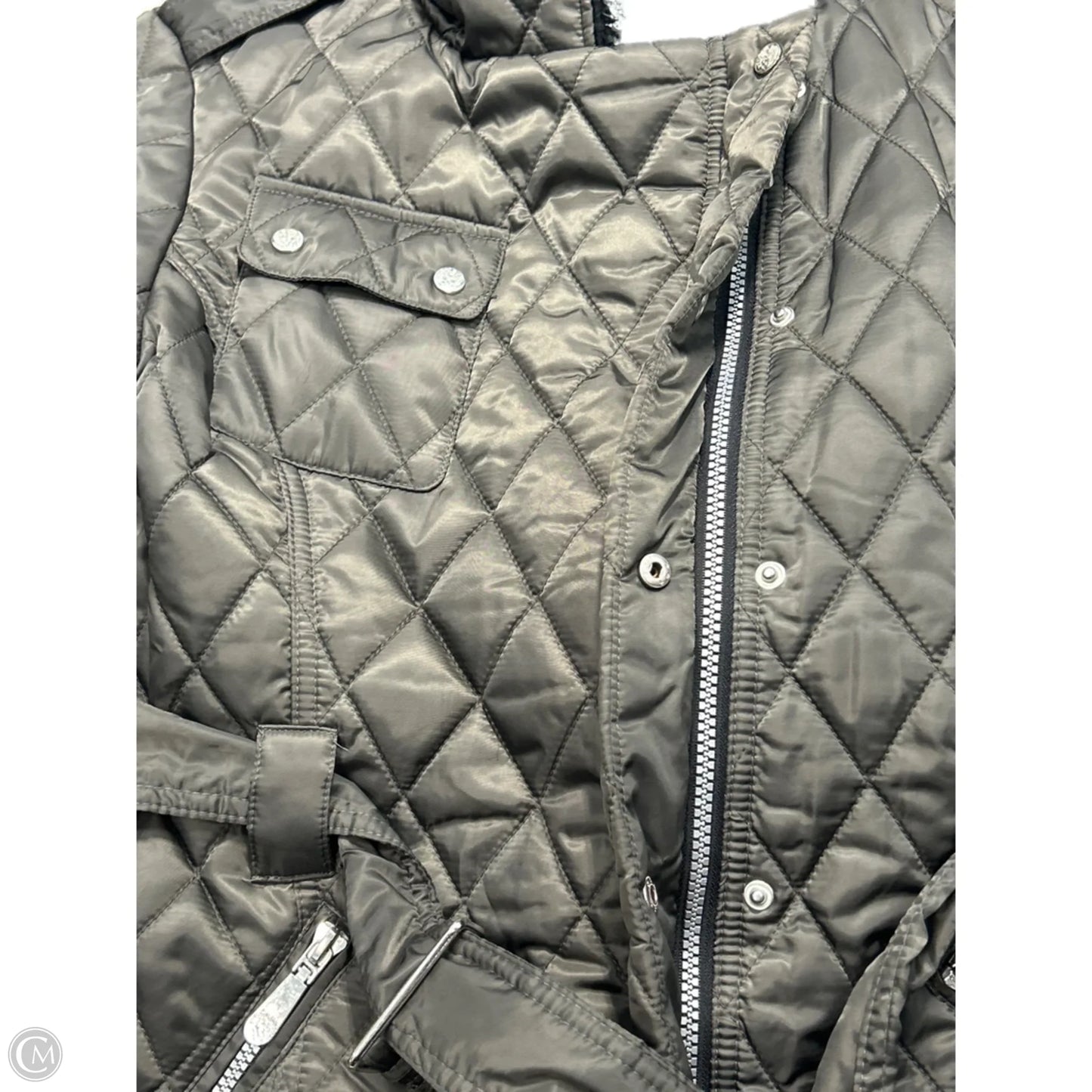 Coat Puffer & Quilted By Vince Camuto In Grey, Size: S
