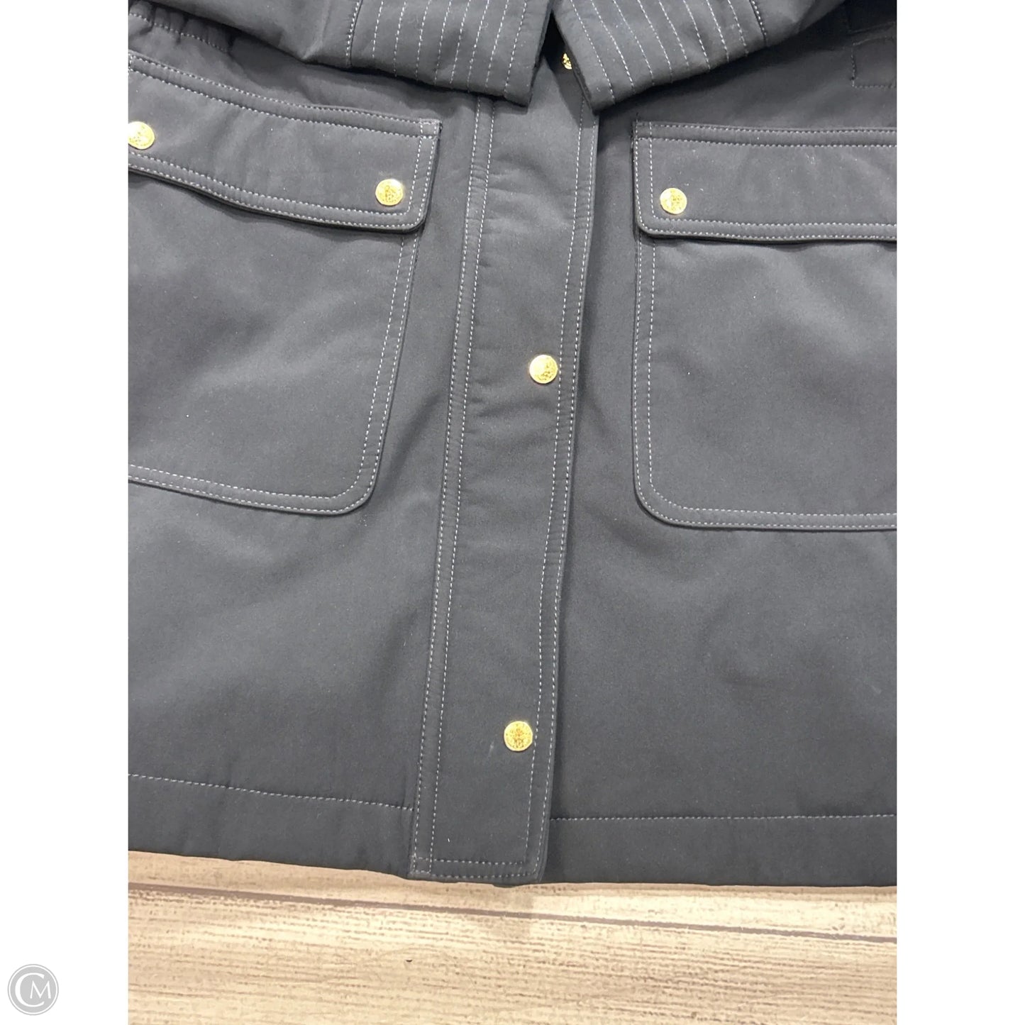 Coat Puffer & Quilted By Vince Camuto In Navy, Size: L