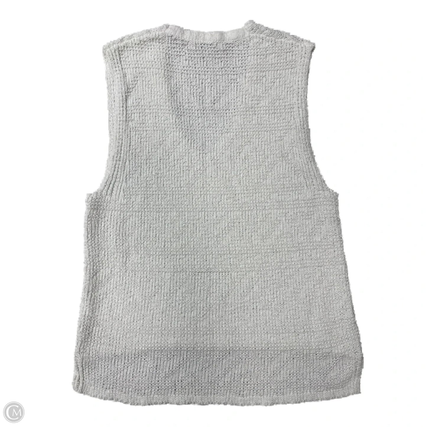 Top Sleeveless By Madewell In White, Size: M