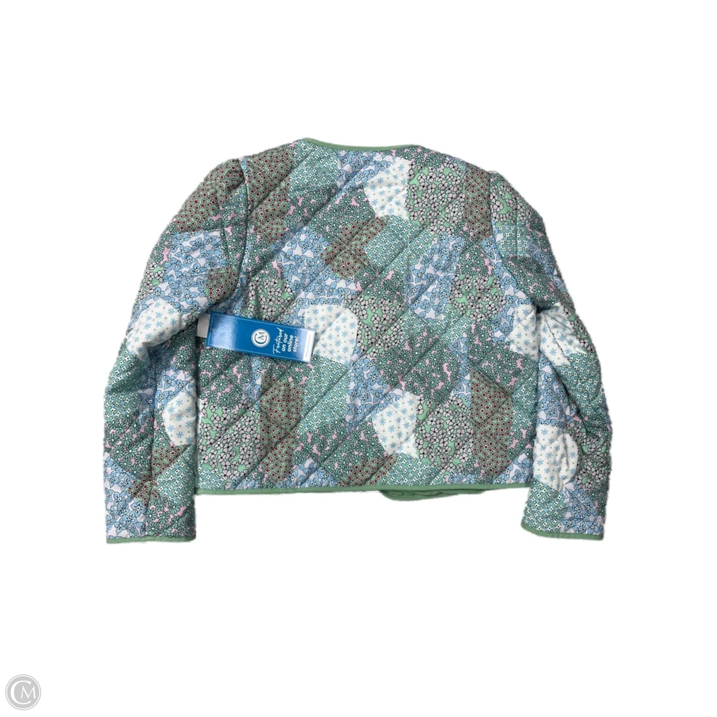 Jacket Puffer & Quilted In Floral Print, Size: M