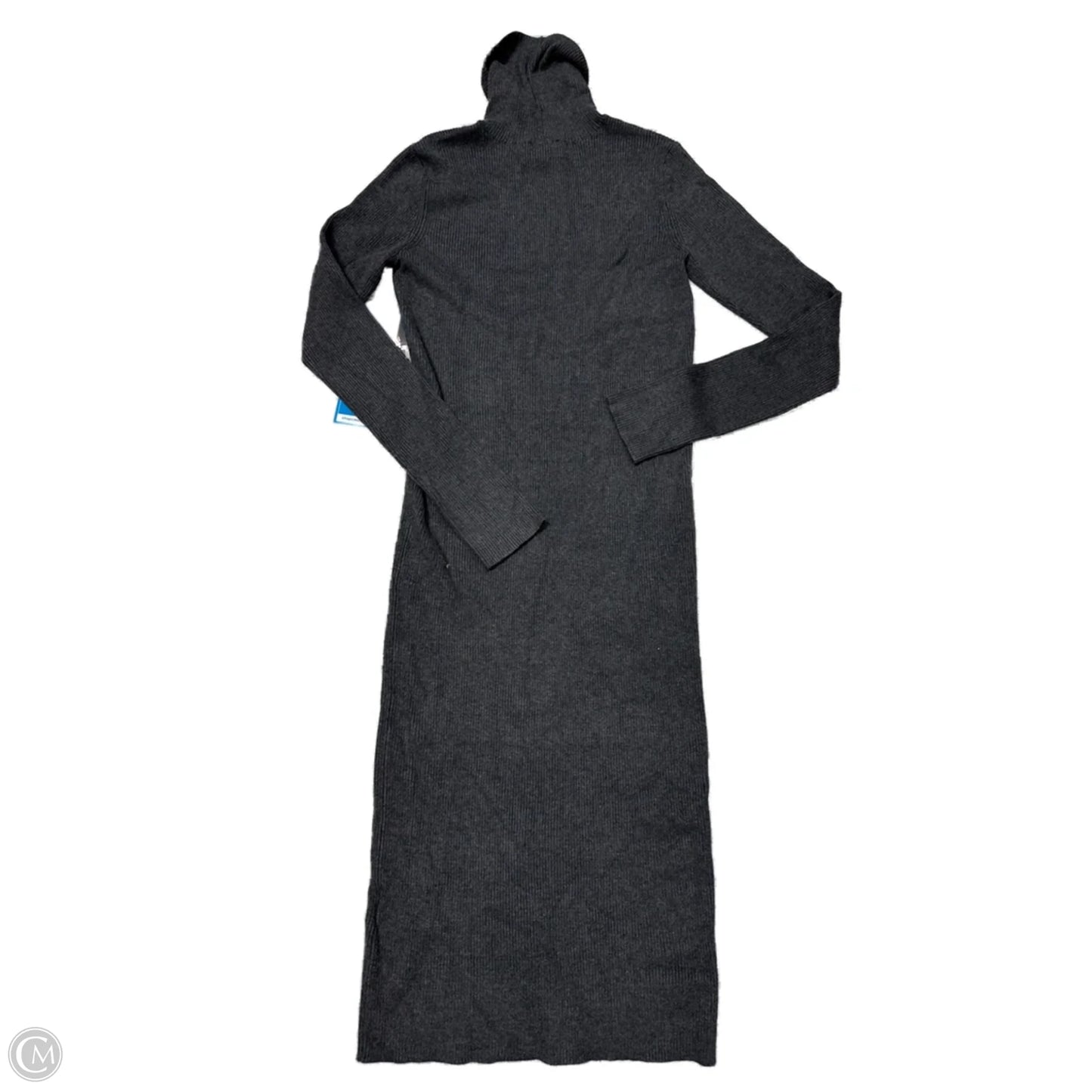 New! Dress Casual Midi By Express In Grey, Size: M