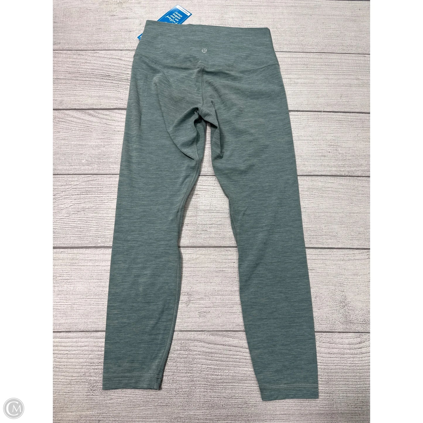 Athletic Leggings By Lululemon In Green, Size: M