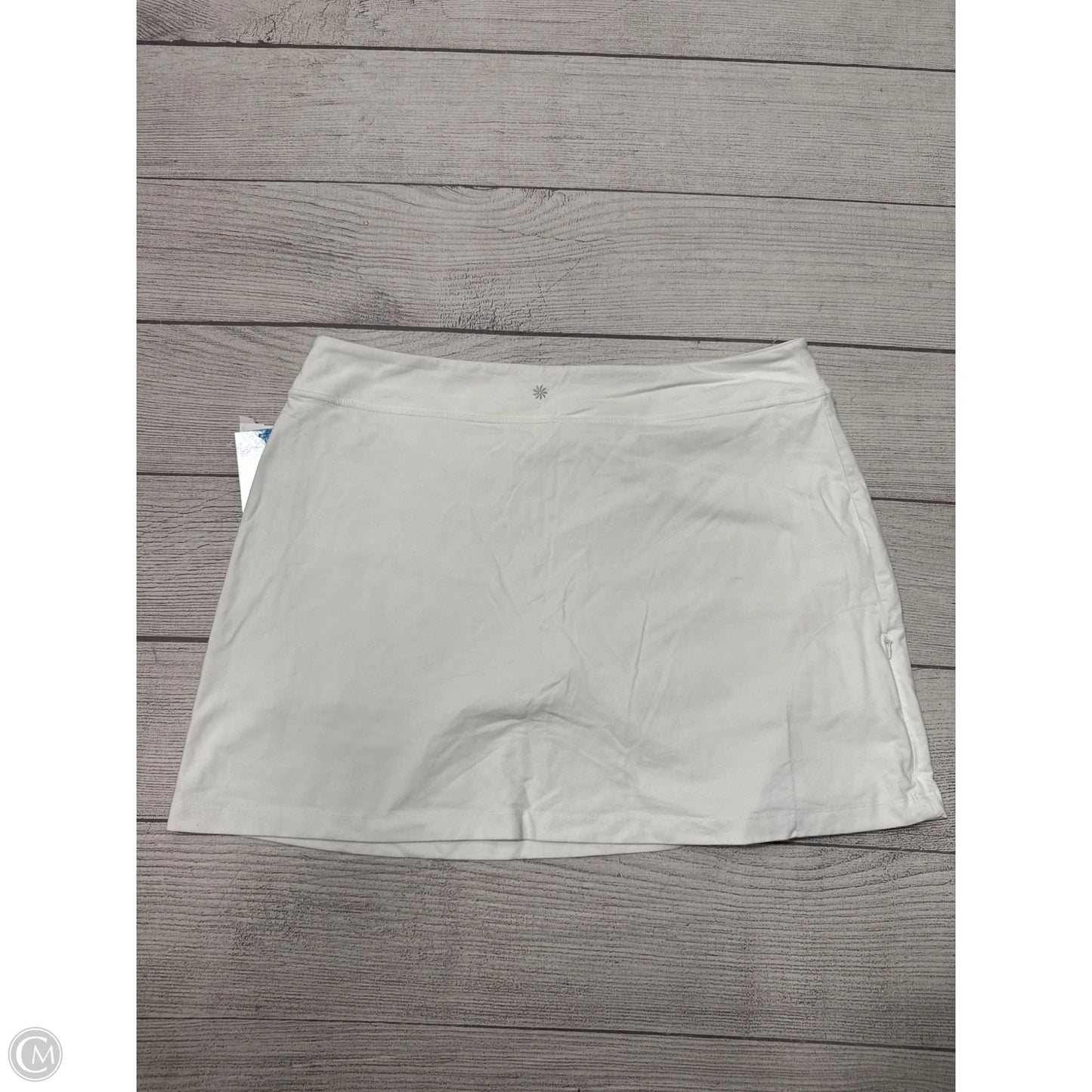 Athletic Skort By Athleta In White, Size: 1x