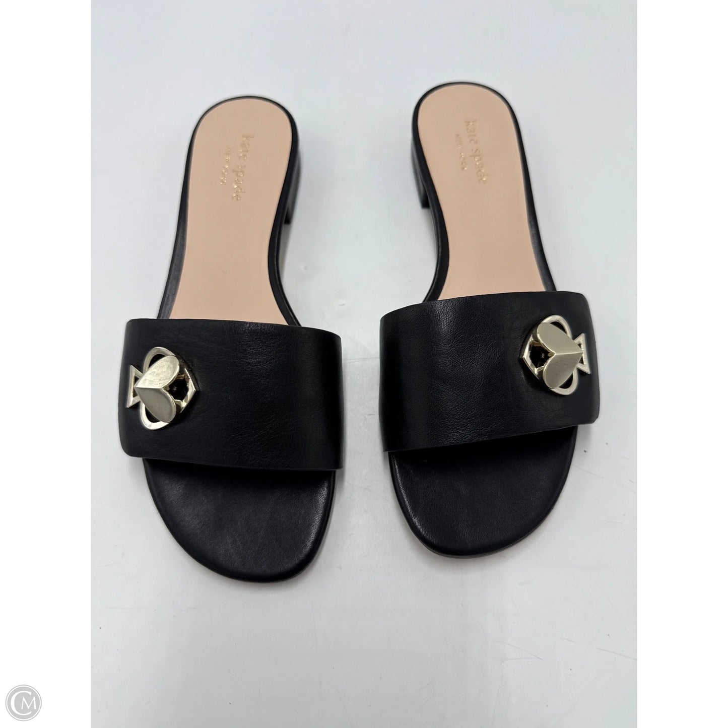 Sandals Designer By Kate Spade In Black, Size: 7