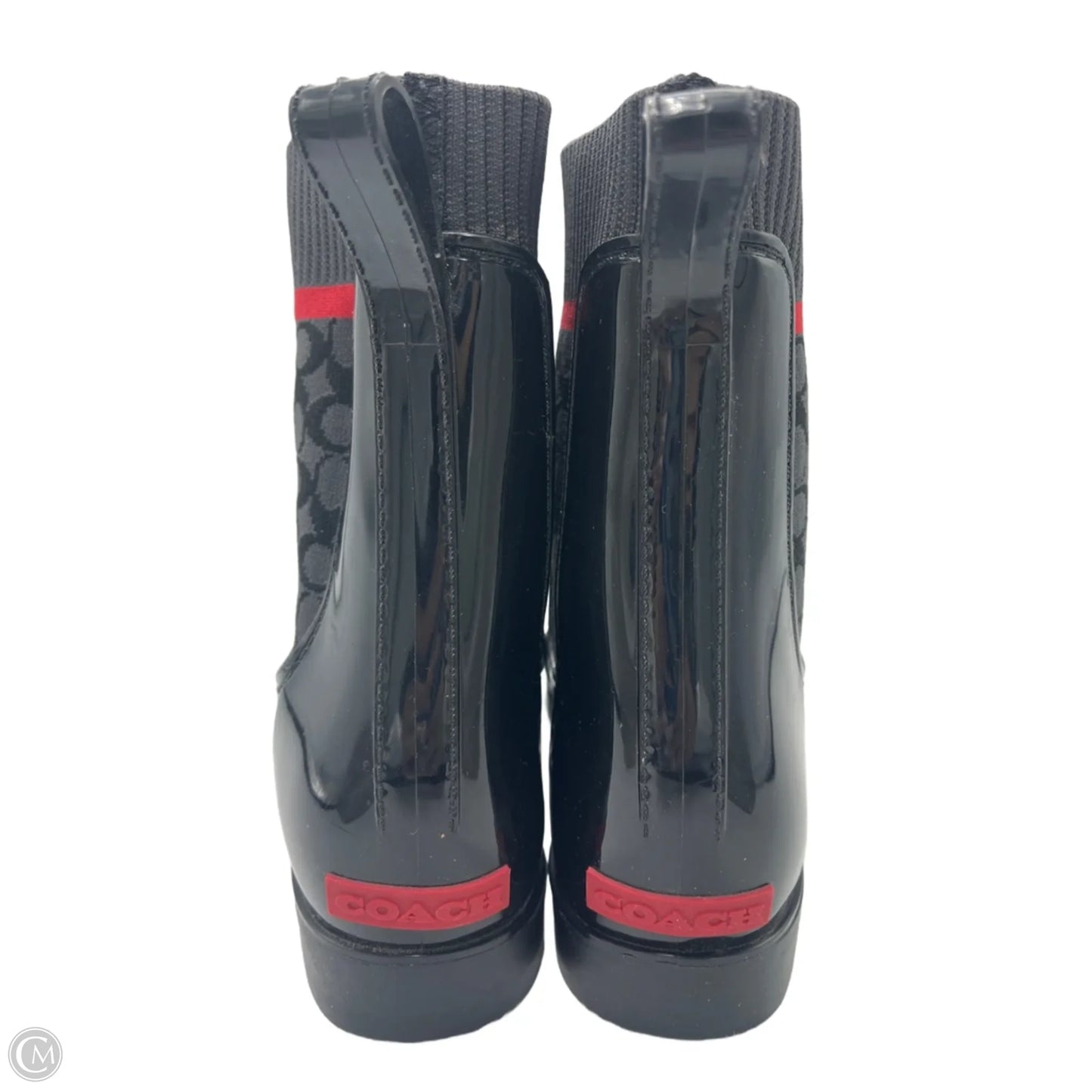Boots Designer By Coach In Black, Size: 10