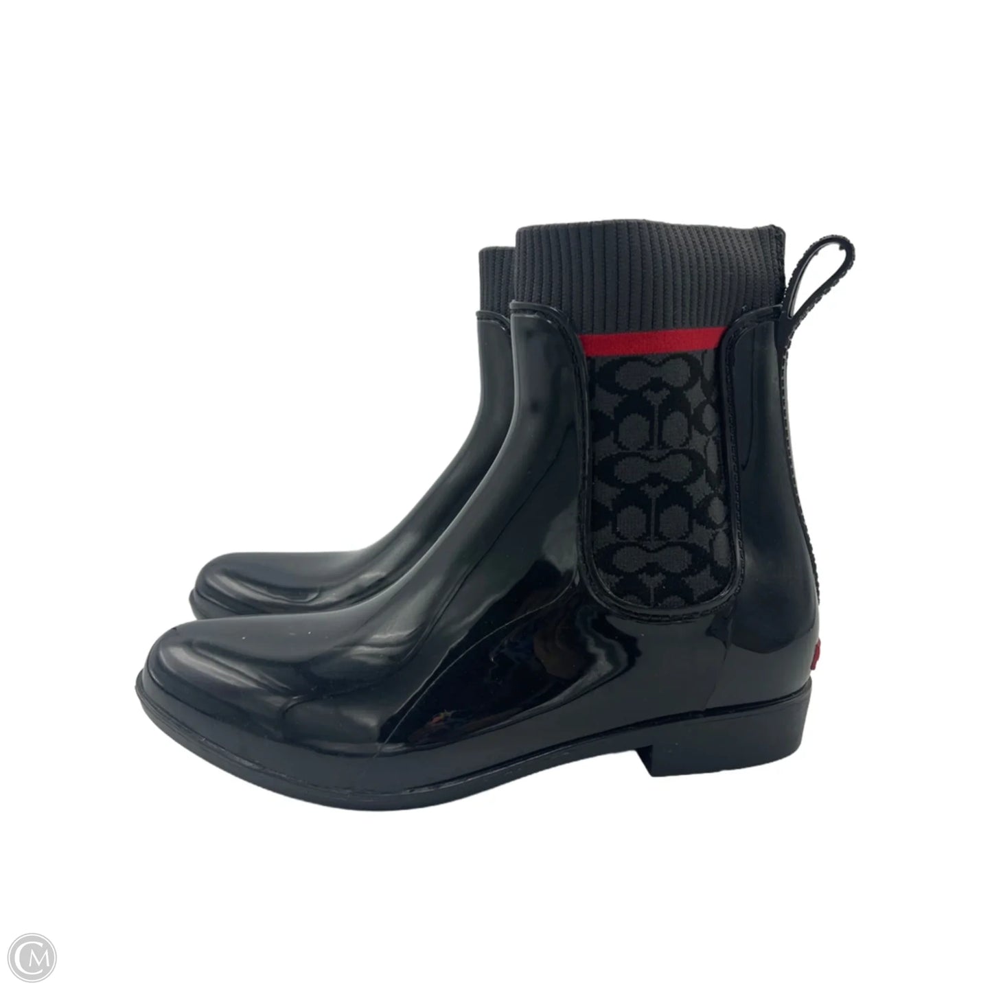 Boots Designer By Coach In Black, Size: 10