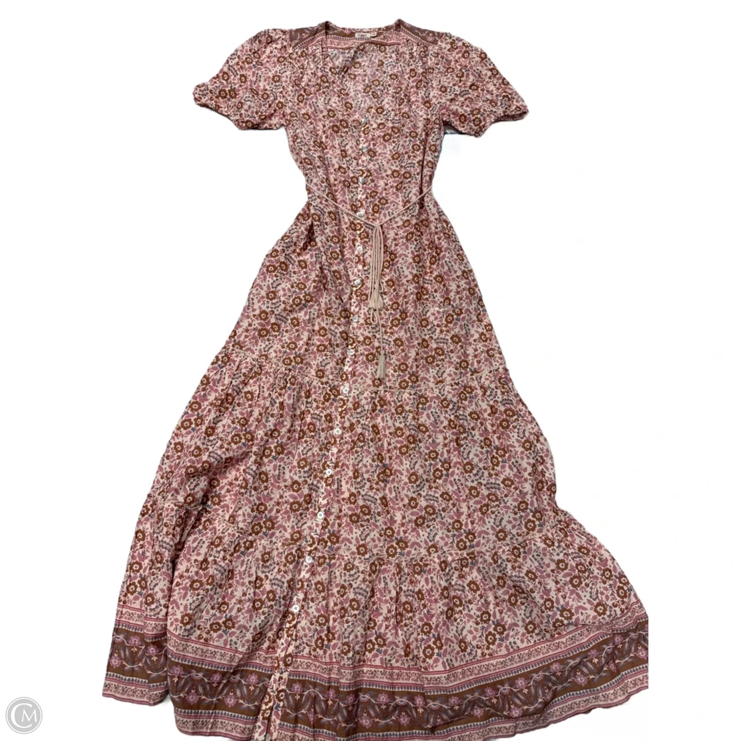 Dress Casual Maxi By Faherty In Pink, Size: S