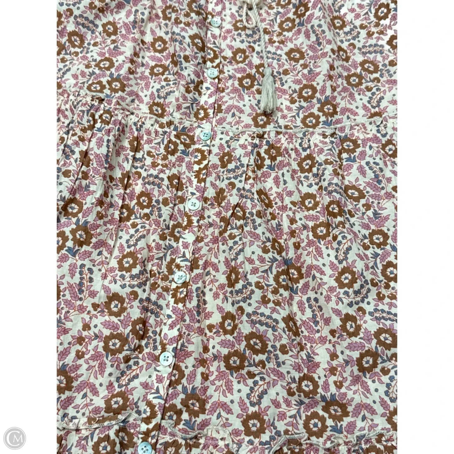 Dress Casual Maxi By Faherty In Pink, Size: S