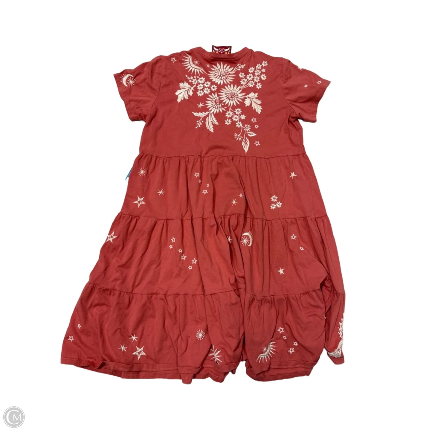 Dress Casual Short By Johnny Was In Peach, Size: L