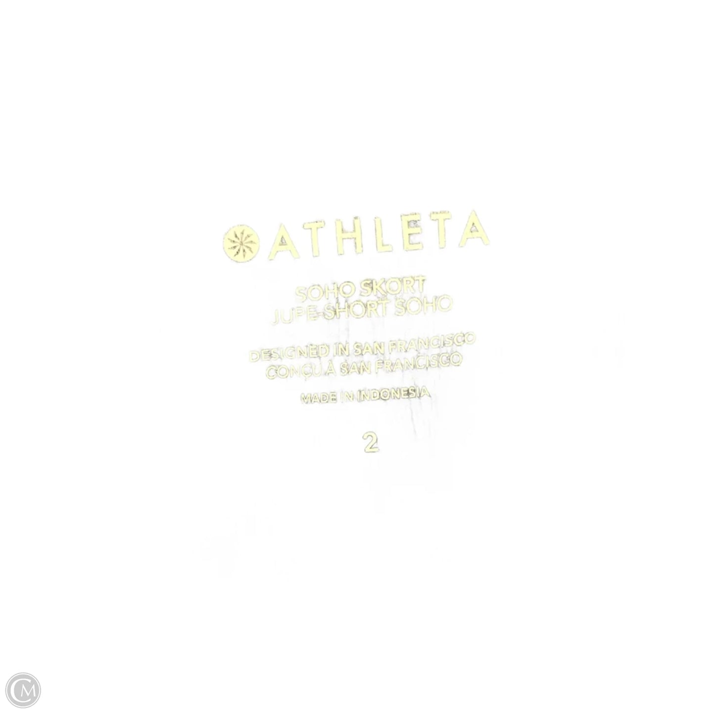 Athletic Skort By Athleta In Navy, Size: Xs