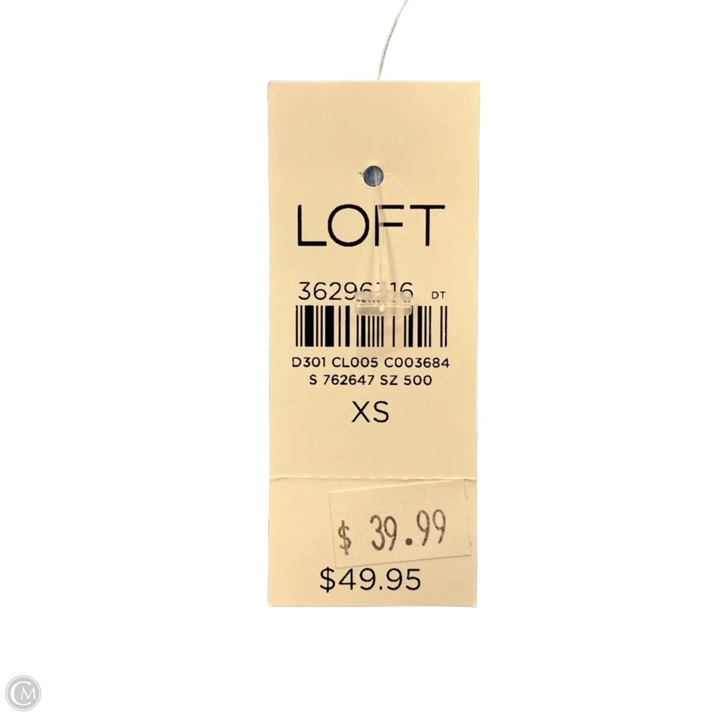 Top Sleeveless By Loft In Blue, Size: Xs