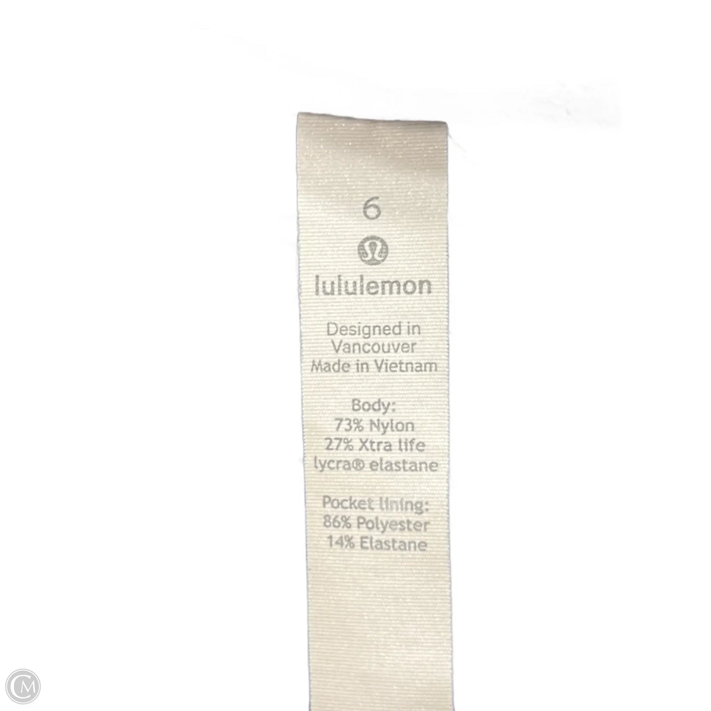 Athletic Pants By Lululemon In Black, Size: 6