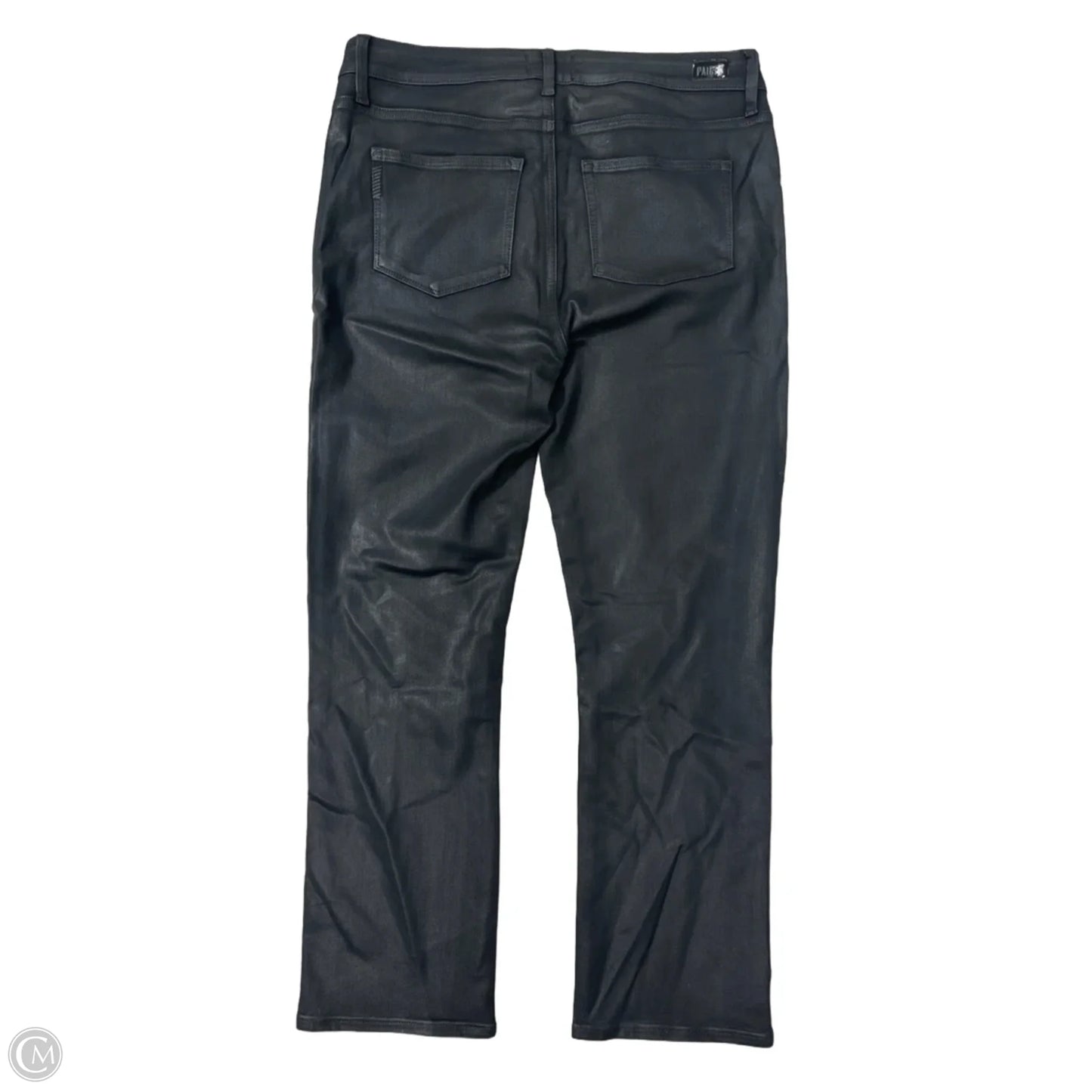 Jeans Straight By Paige In Black, Size: 14