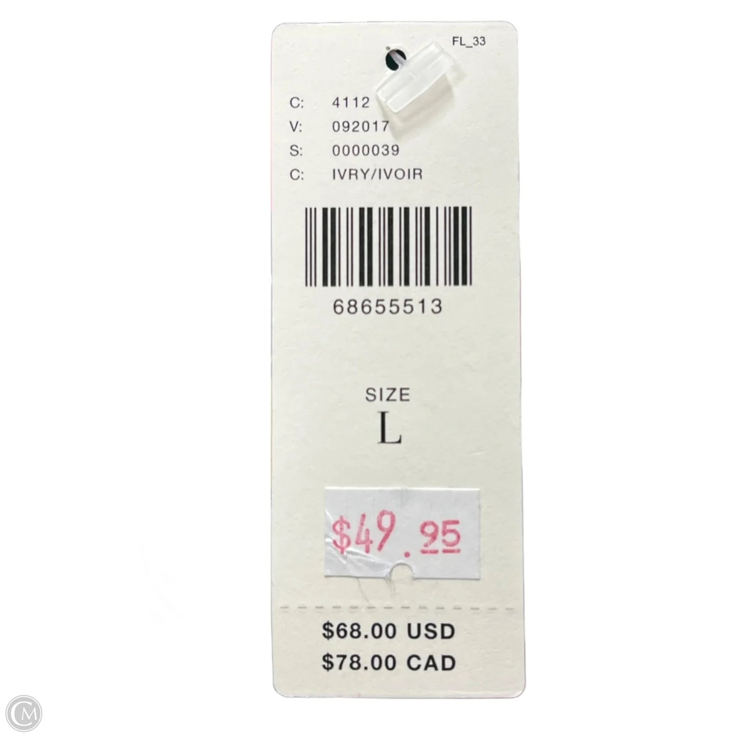 Top Short Sleeve By Anthropologie In Floral Print, Size: L