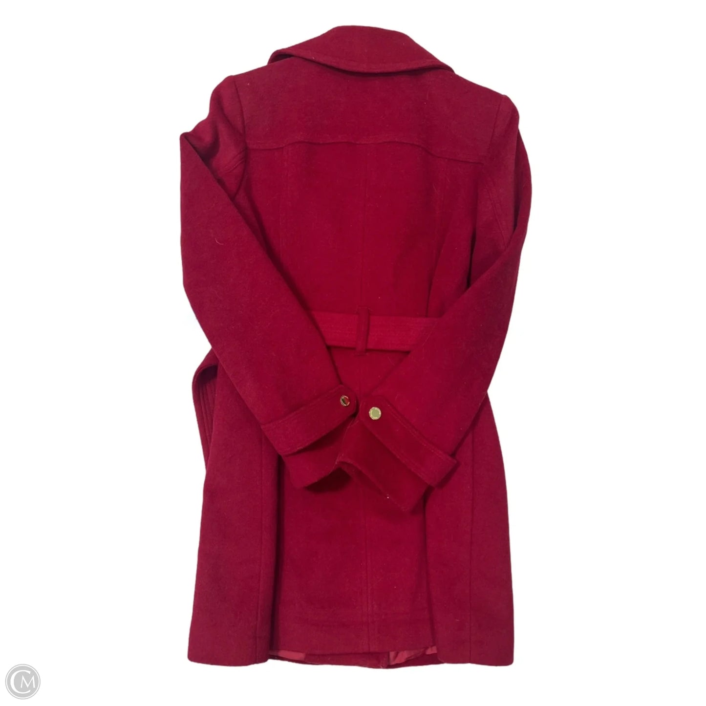 Coat Designer By Michael Kors In Red, Size: S