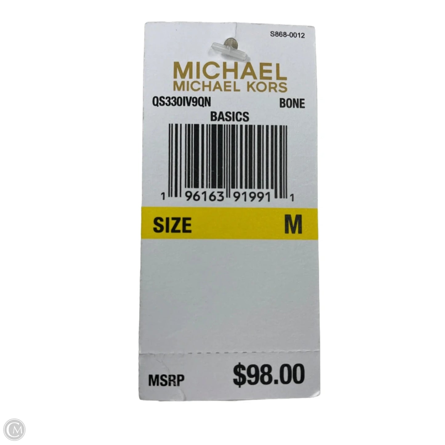 New! Pants Designer By Michael Kors In Cream, Size: M