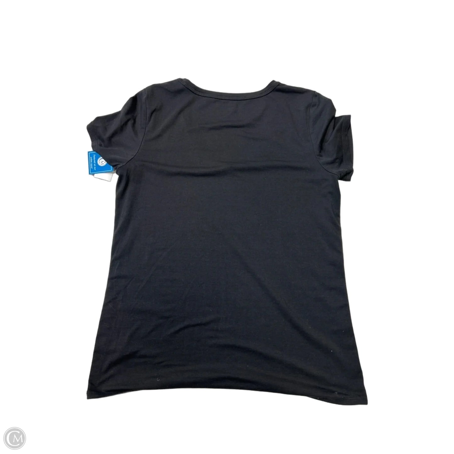 Athletic Top Short Sleeve By Athleta In Black, Size: M