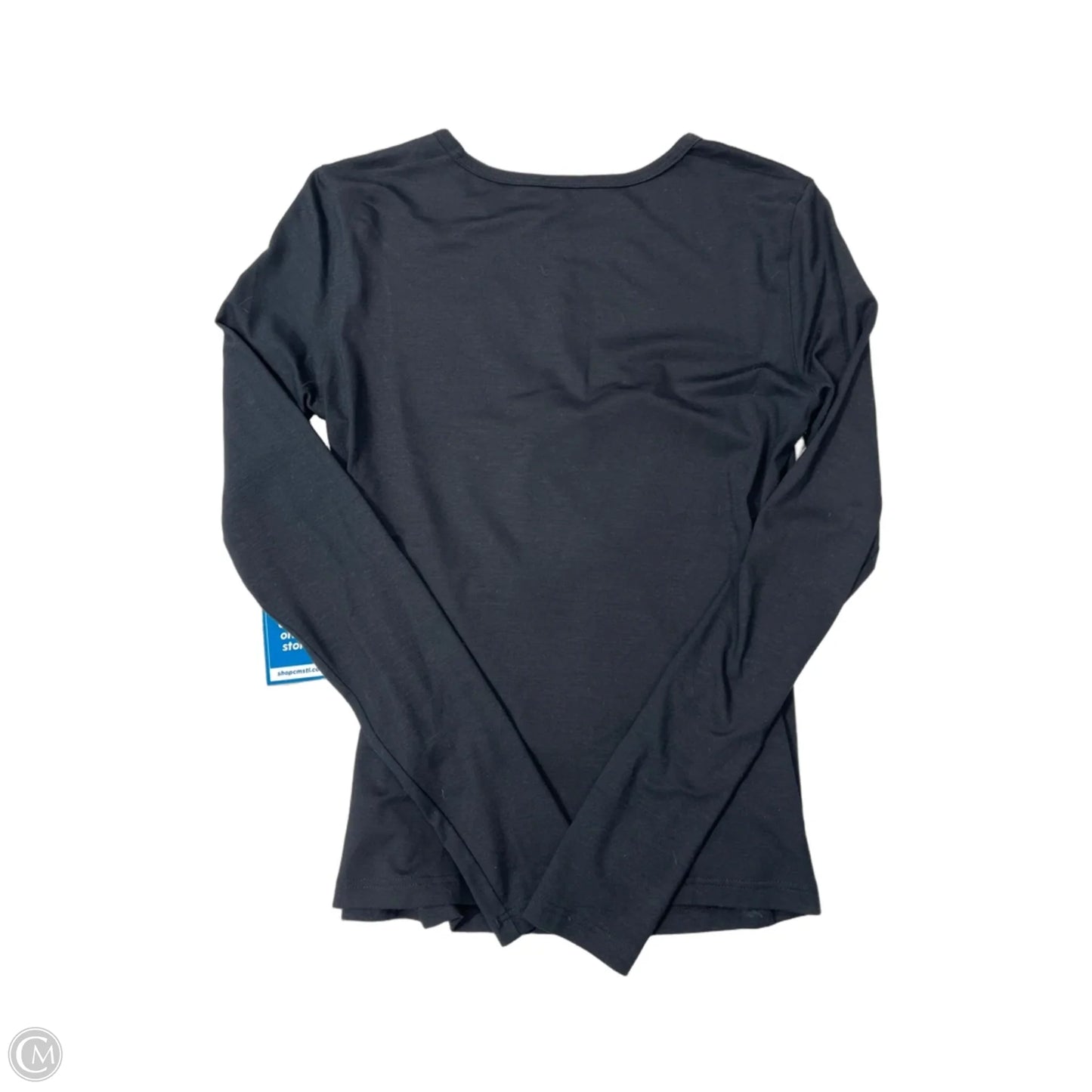 Top Long Sleeve By Akris In Black, Size: S