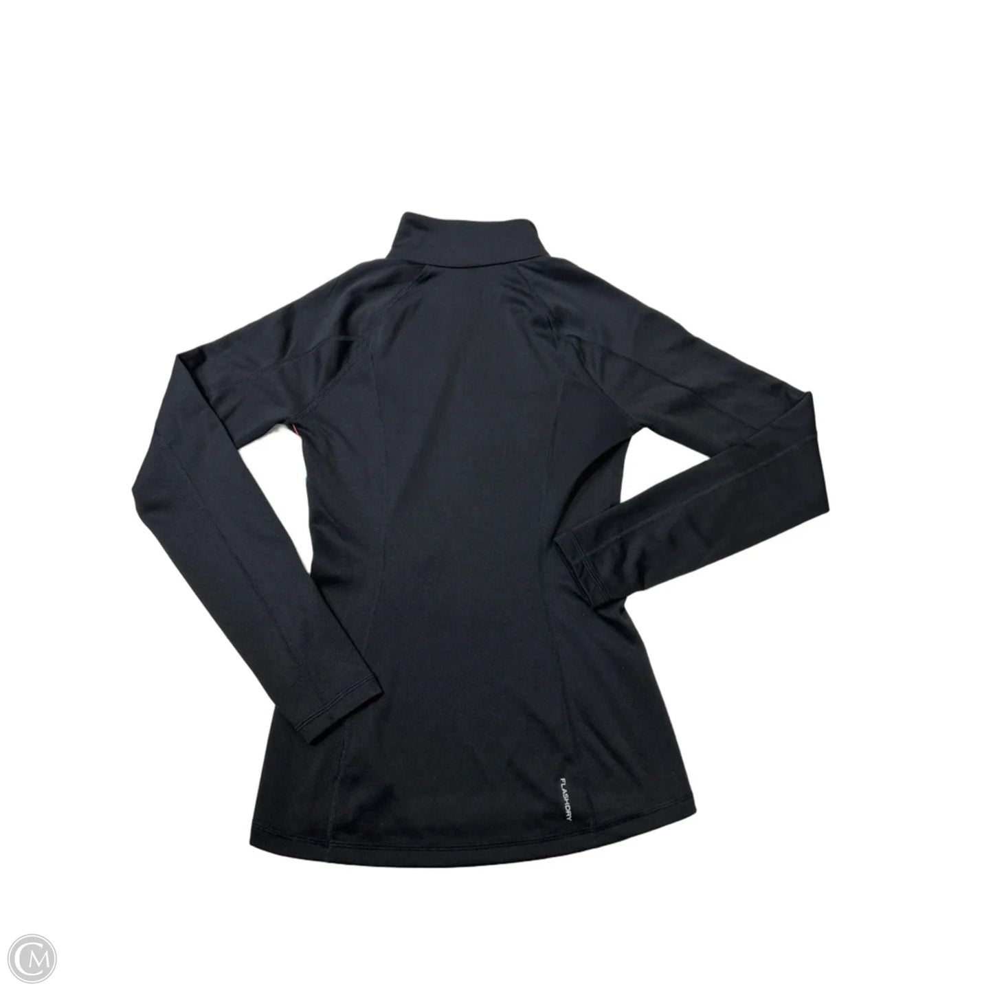 Athletic Top Long Sleeve Collar By The North Face In Black, Size: Xs