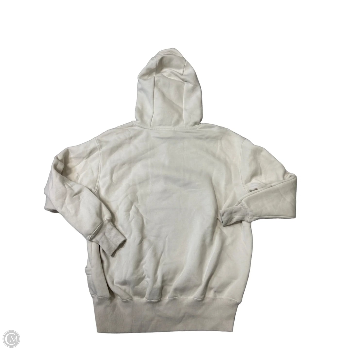 Athletic Sweatshirt Hoodie By Nike Apparel In Cream, Size: Xs