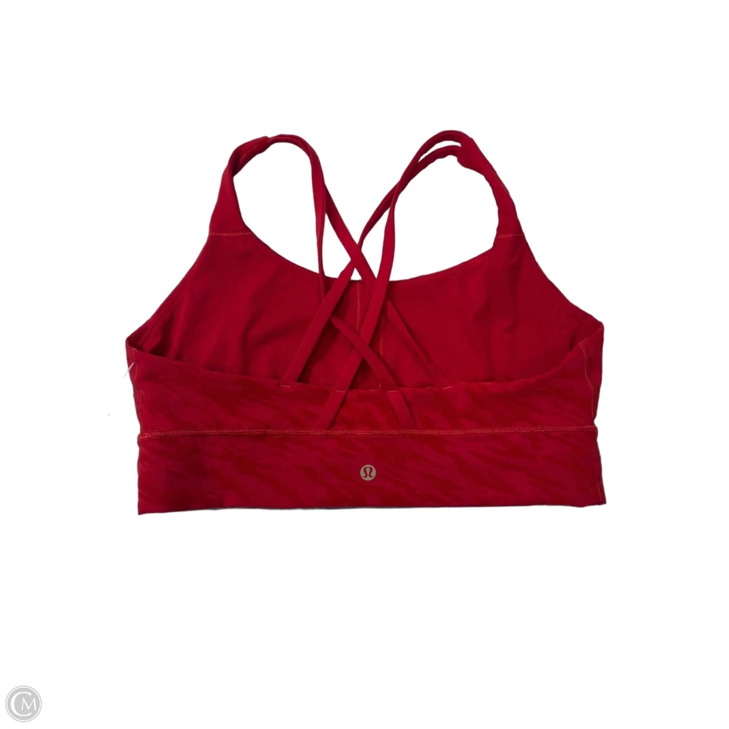 Athletic Bra By Lululemon In Red, Size: L