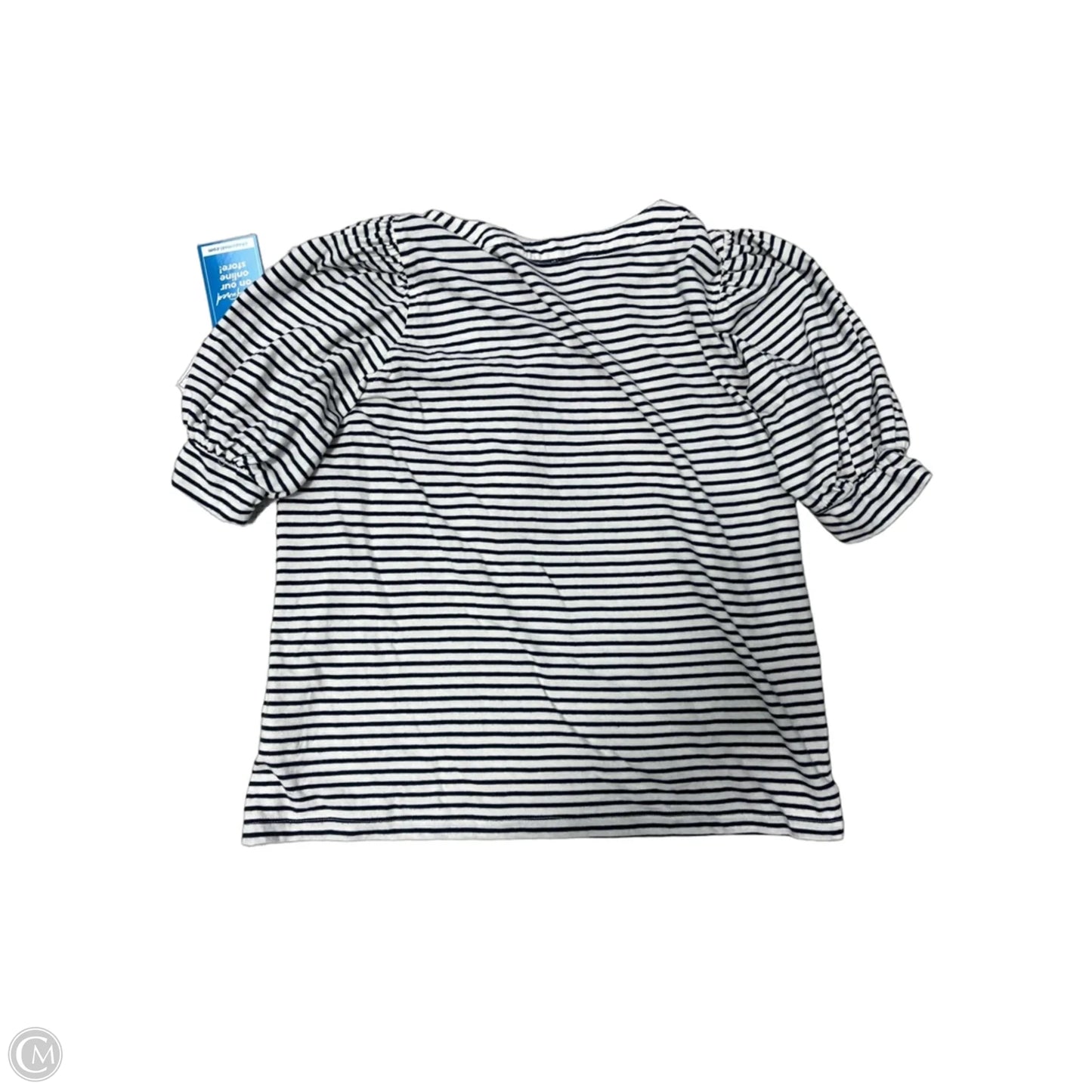 Top Short Sleeve By Rails In Striped Pattern, Size: M
