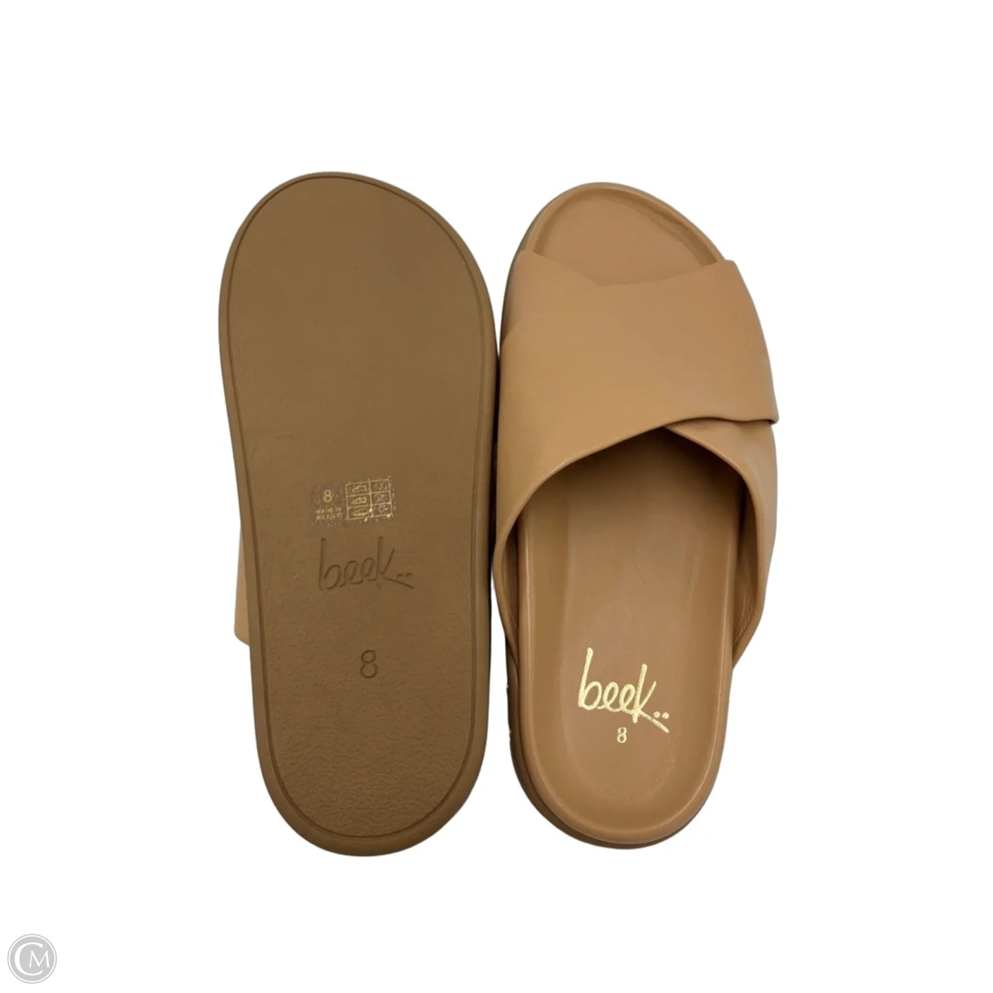 Sandals Flats By Beek In Tan, Size: 8