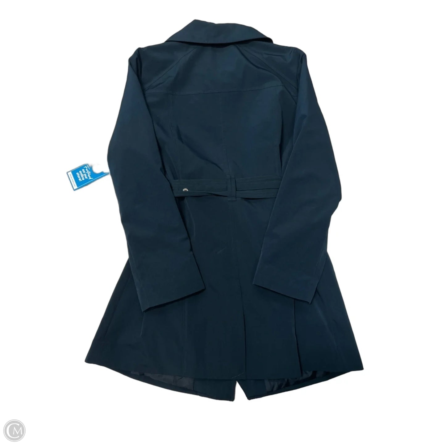 Coat Trench Coat By London Fog In Teal, Size: L