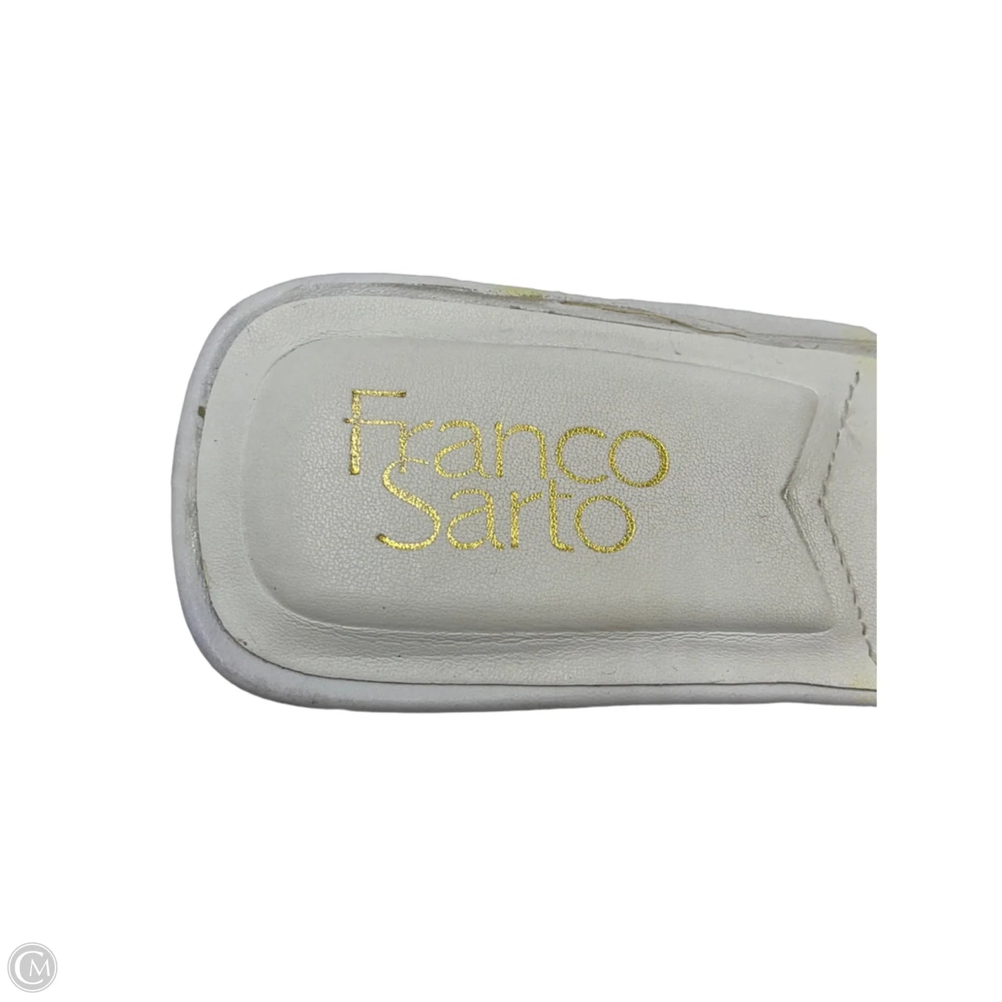 Shoes Heels Block By Franco Sarto In White, Size: 7.5