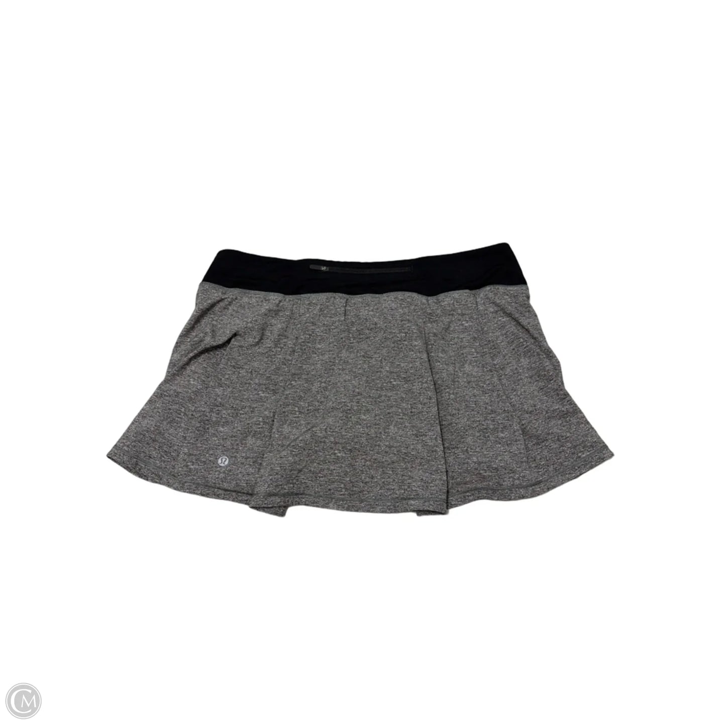 Athletic Skort By Lululemon In Grey, Size: 12L