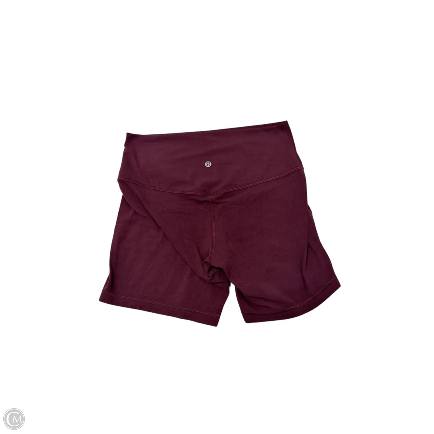 Athletic Shorts By Lululemon In Maroon, Size: M
