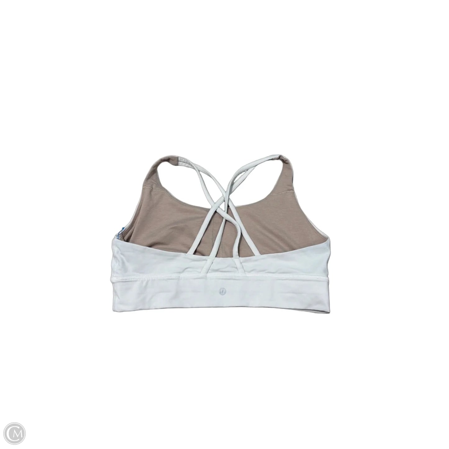 Athletic Bra By Lululemon In White, Size: L