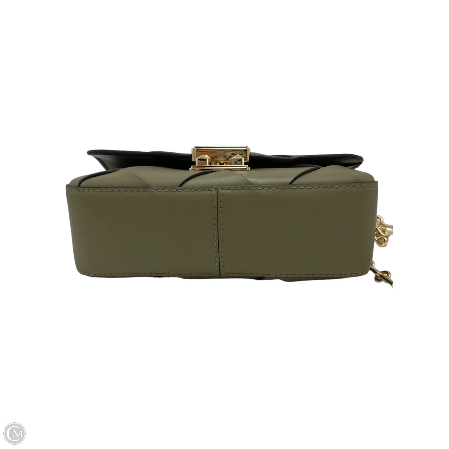 Like New! Michael Kors Tribeca Woven Leather Designer Handbag