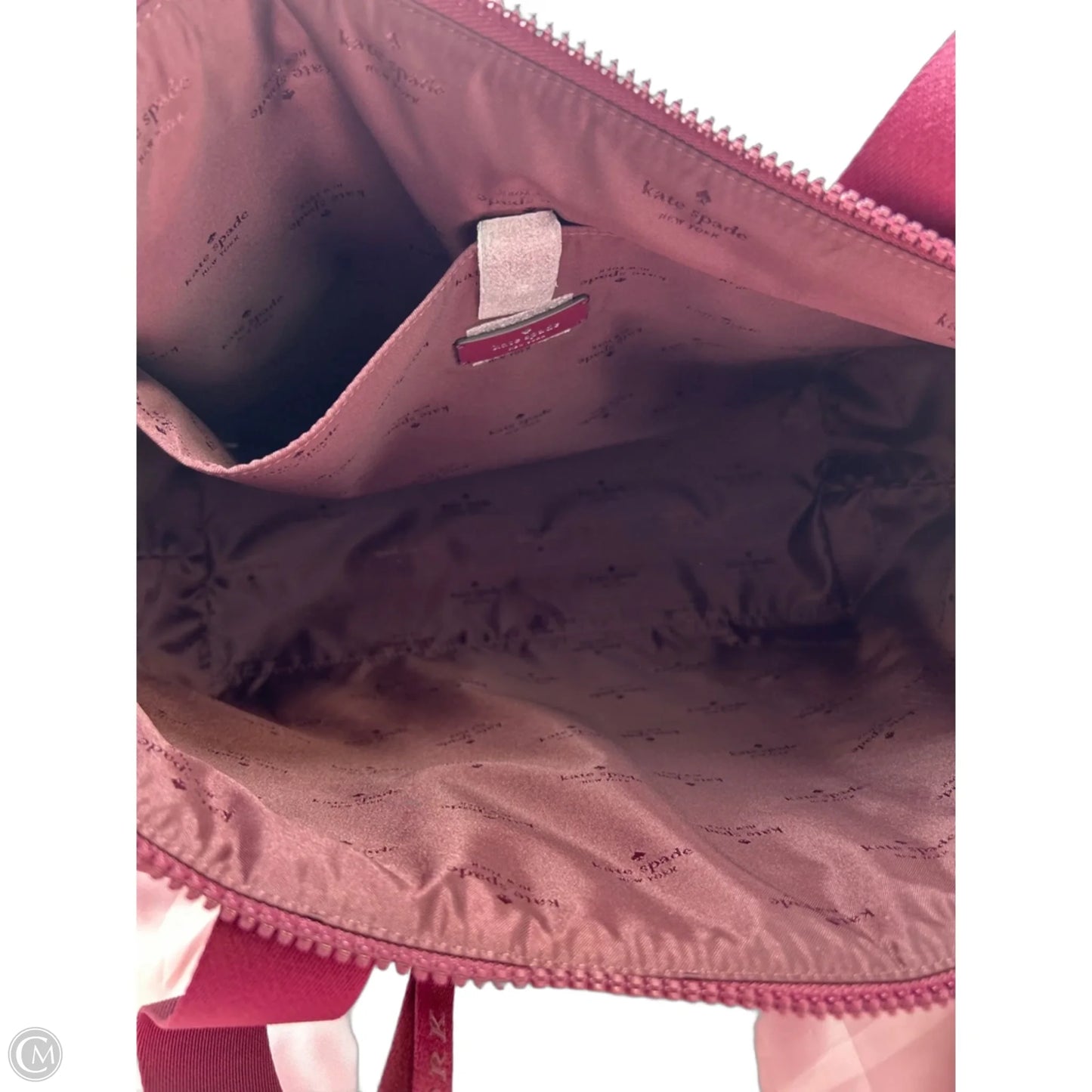 Like New! Tote Designer By Kate Spade Maroon