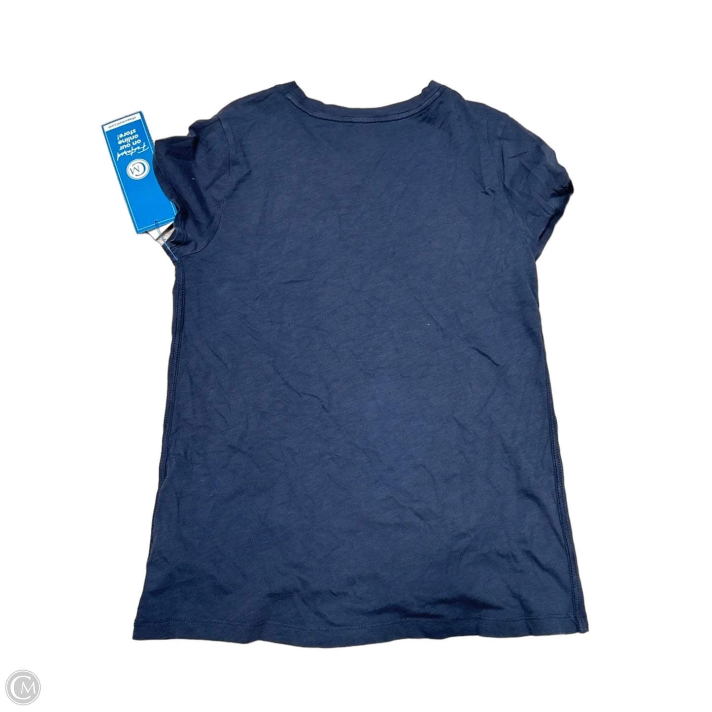 Athletic Top Short Sleeve By Athleta In Navy, Size: S