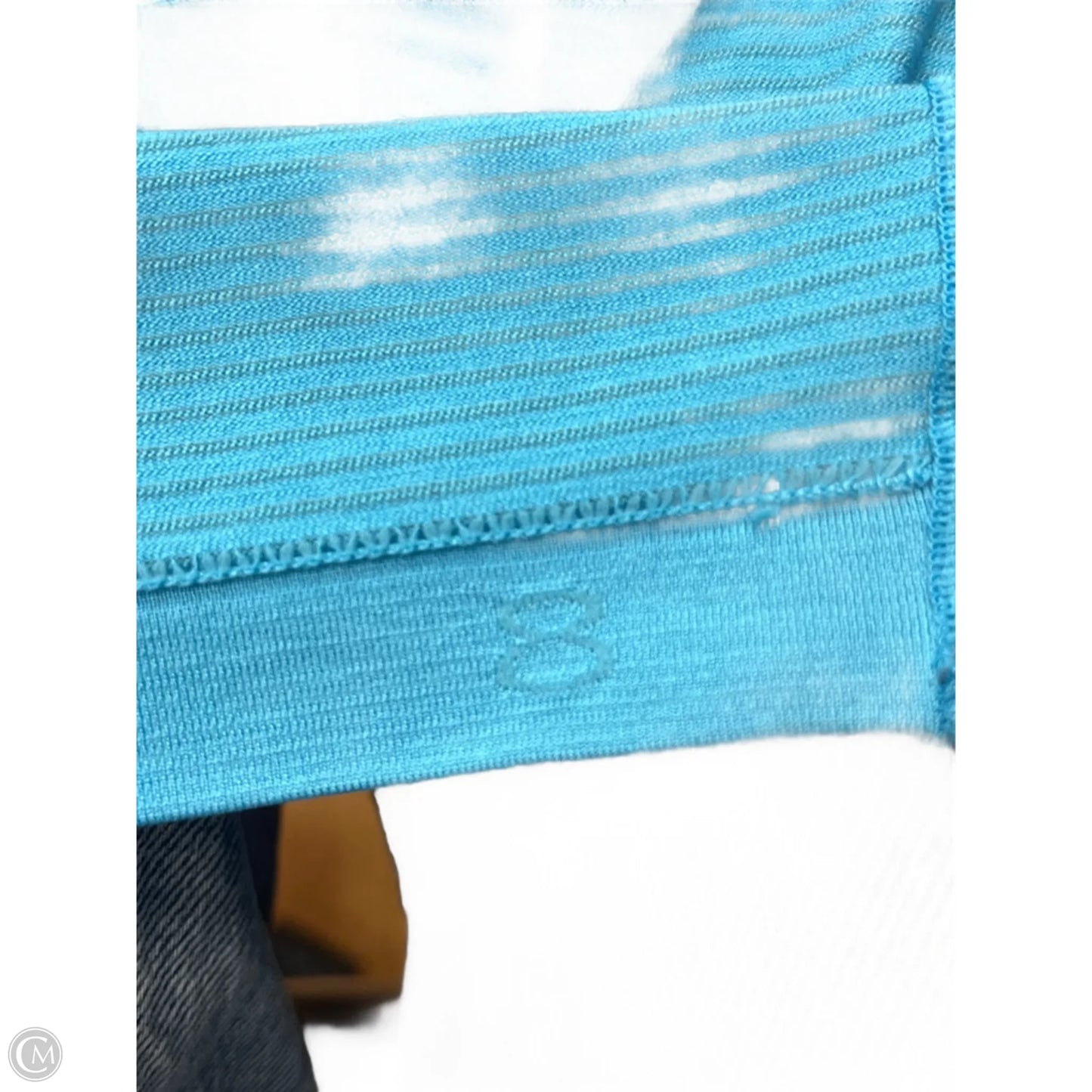 Athletic Top Short Sleeve By Lululemon In Blue, Size: M