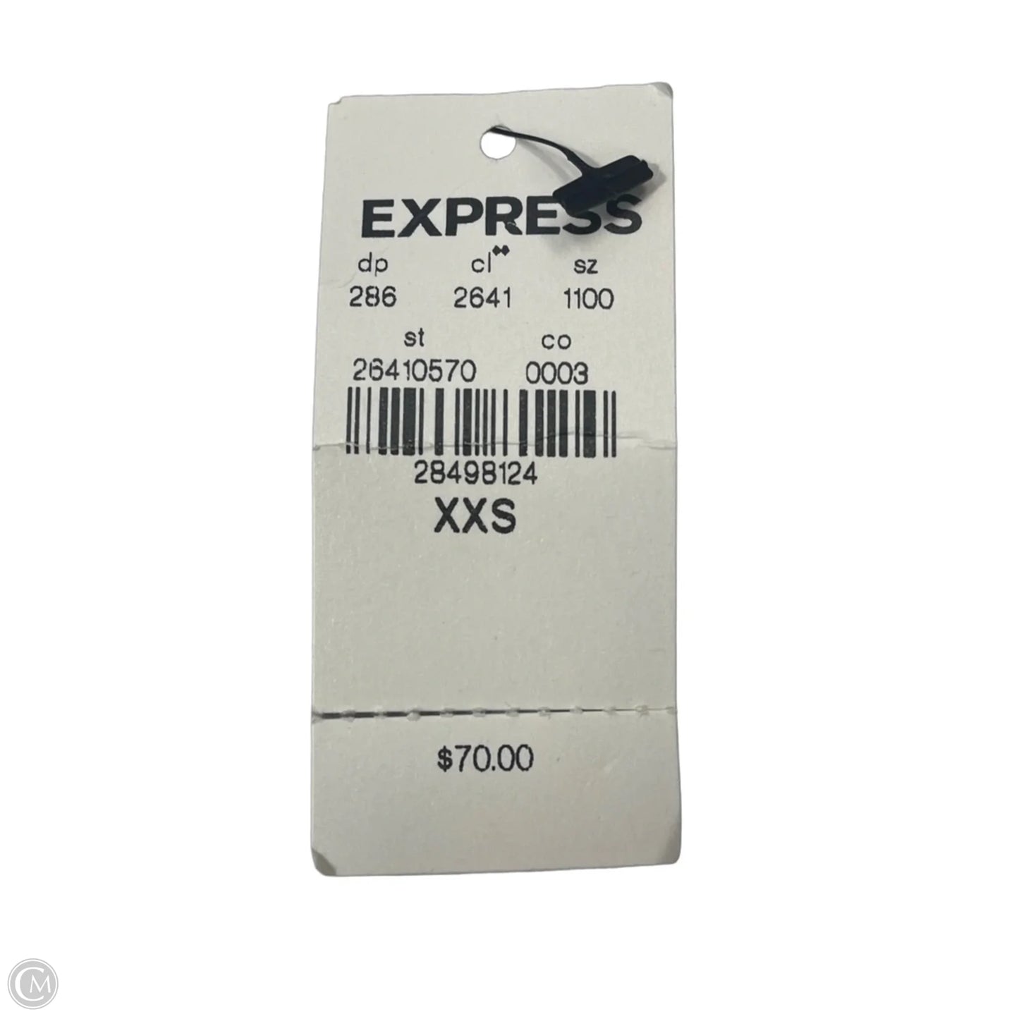 Top Sleeveless By Express In White, Size: Xxs