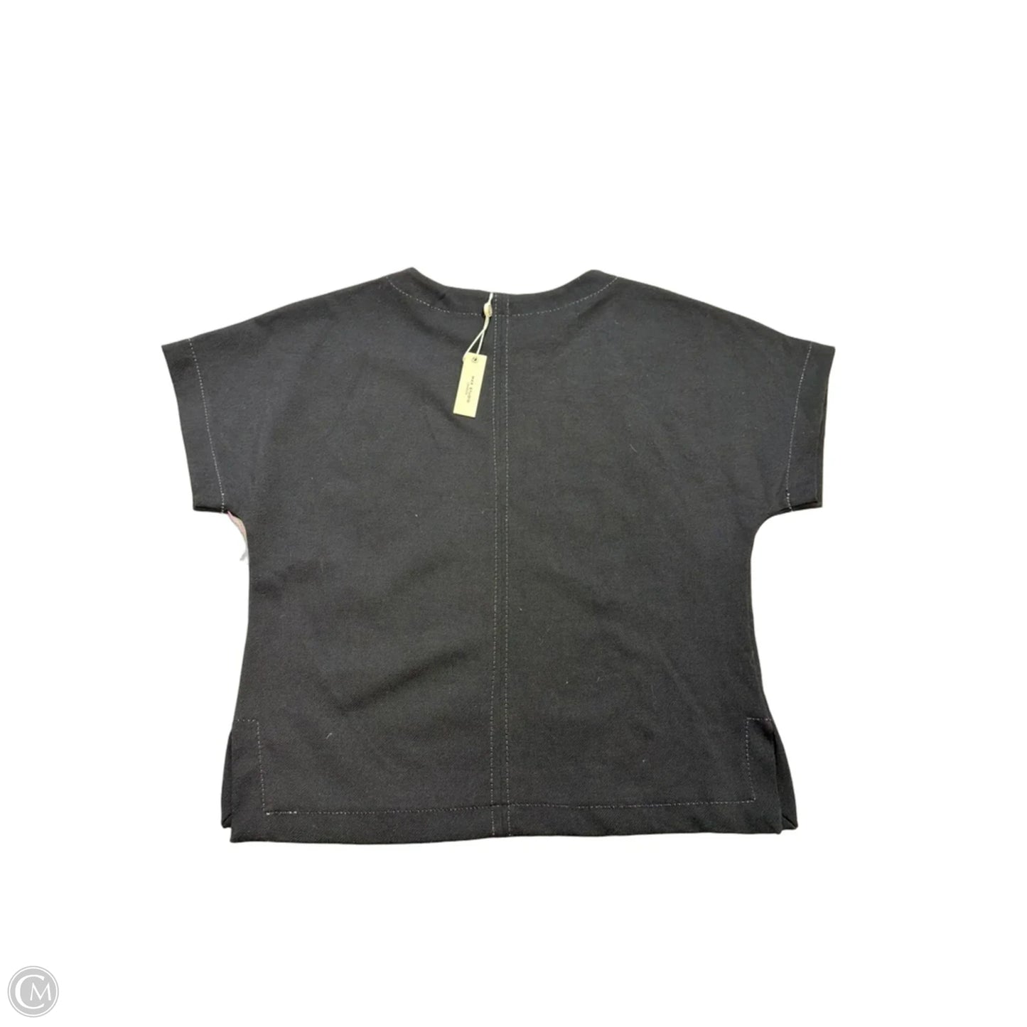 New! Top Short Sleeve By Max Studio In Black, Size: Xs