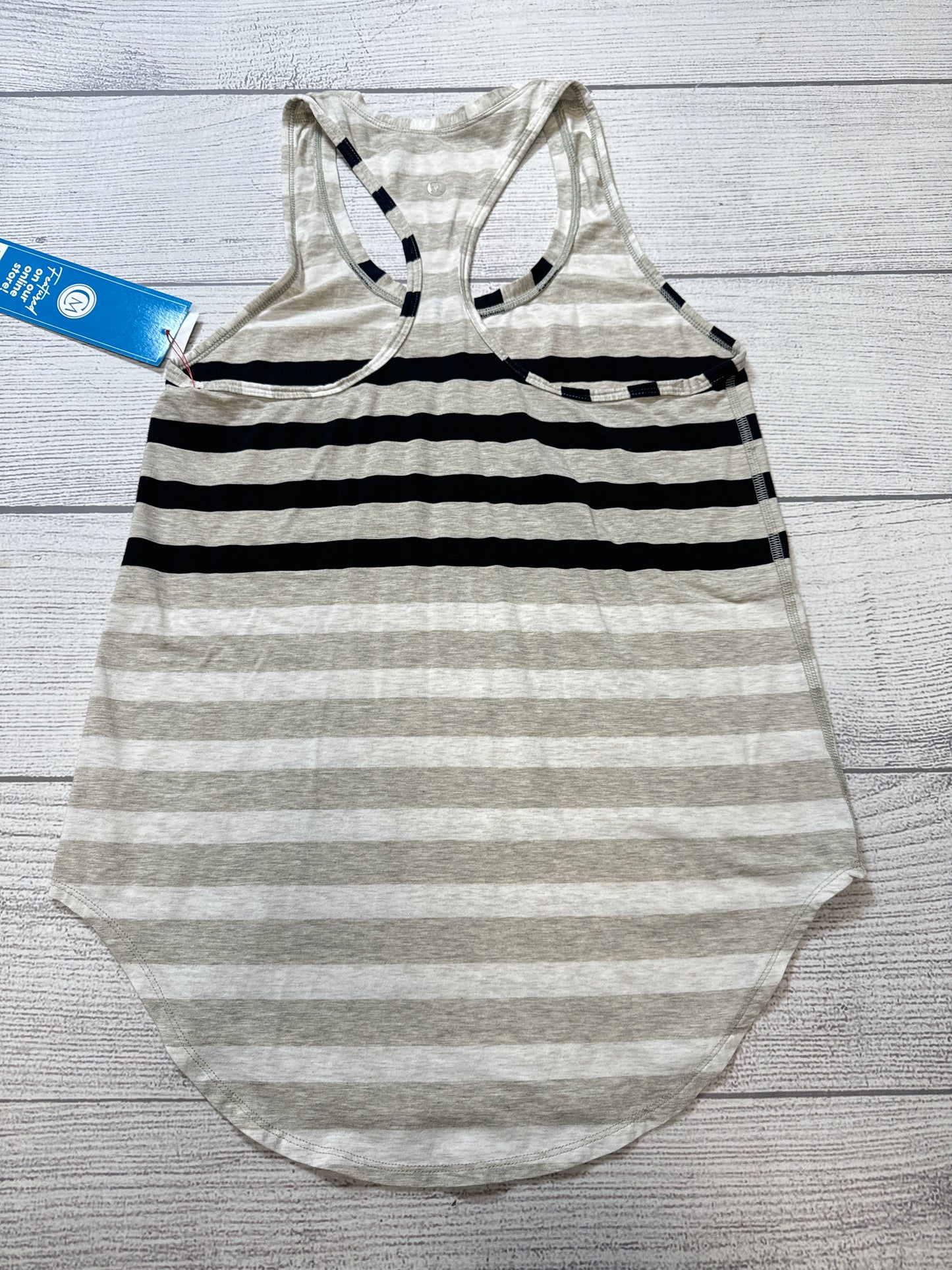 Athletic Tank Top By Lululemon In Grey, Size: 4