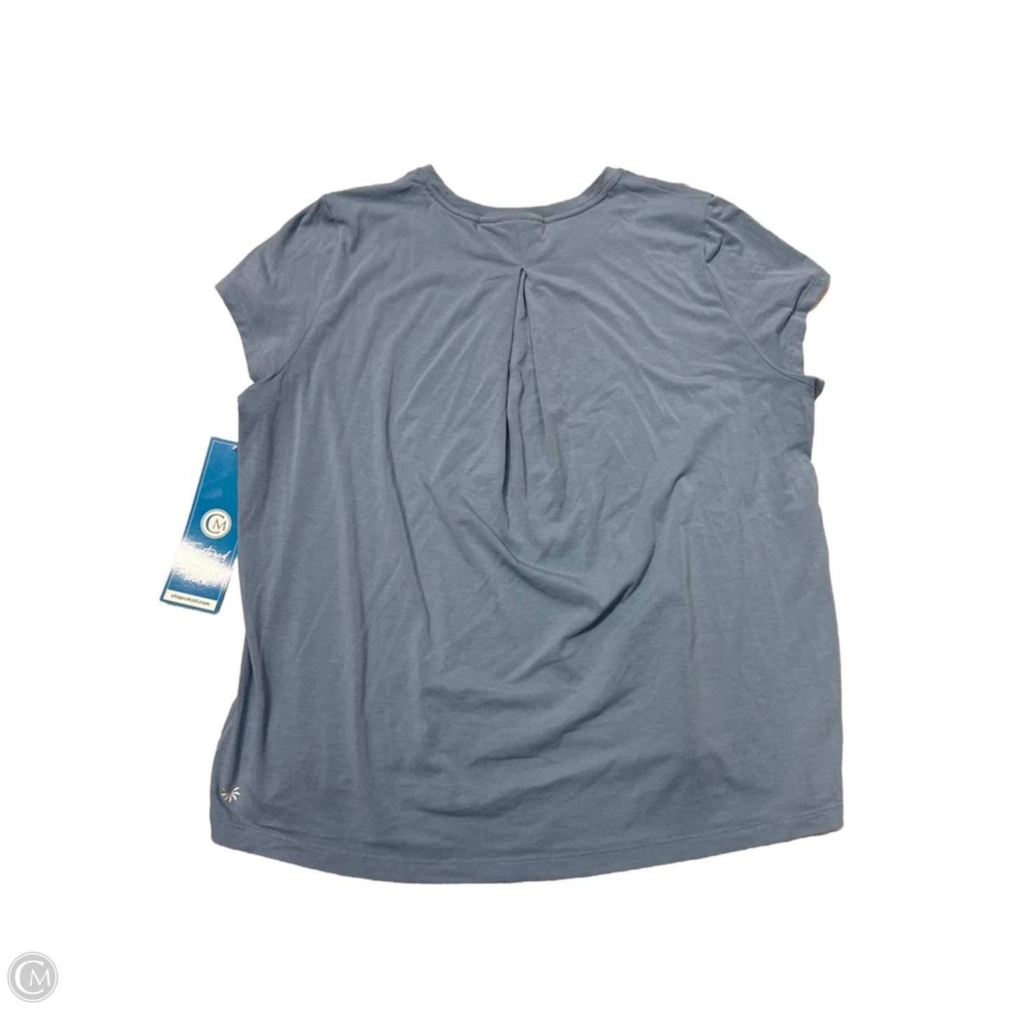 Athletic Top Short Sleeve By Athleta In Blue, Size: Xs